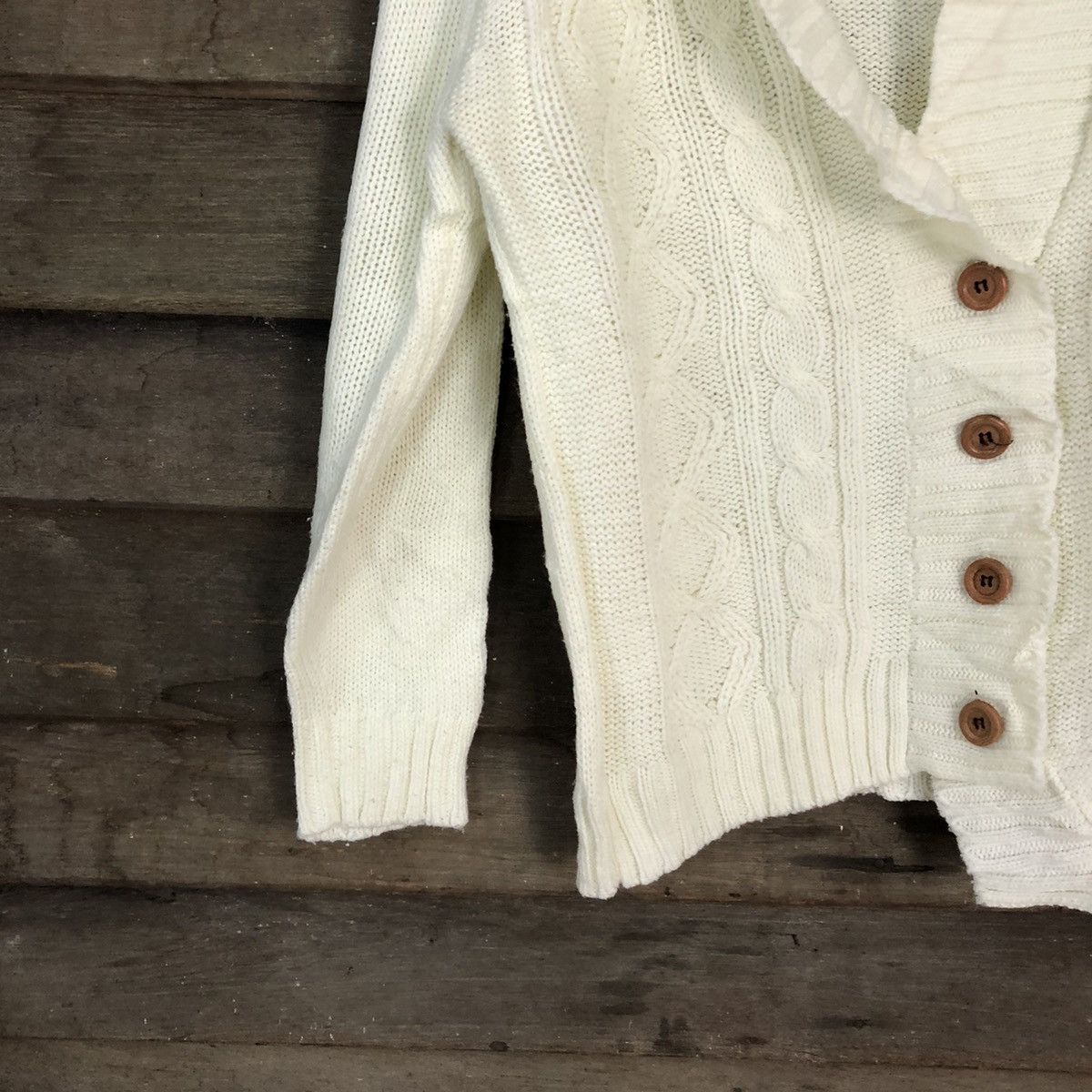 Japanese Brand Ran & ran japan knitwear cardigan #H025 Size L / US 10 / IT 46 - 4 Thumbnail