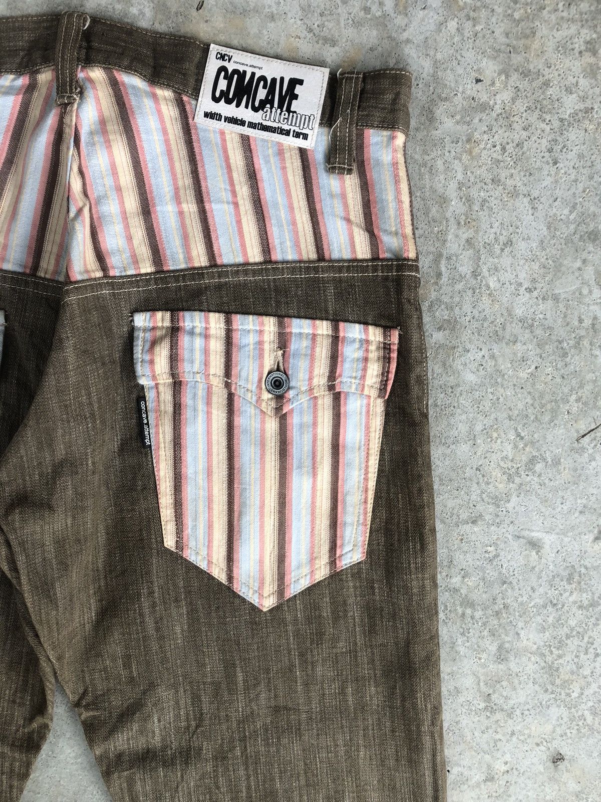Japanese Brand Concave attempt Blanket Navajo Style Distressed Jeans Size US 33 - 10 Thumbnail