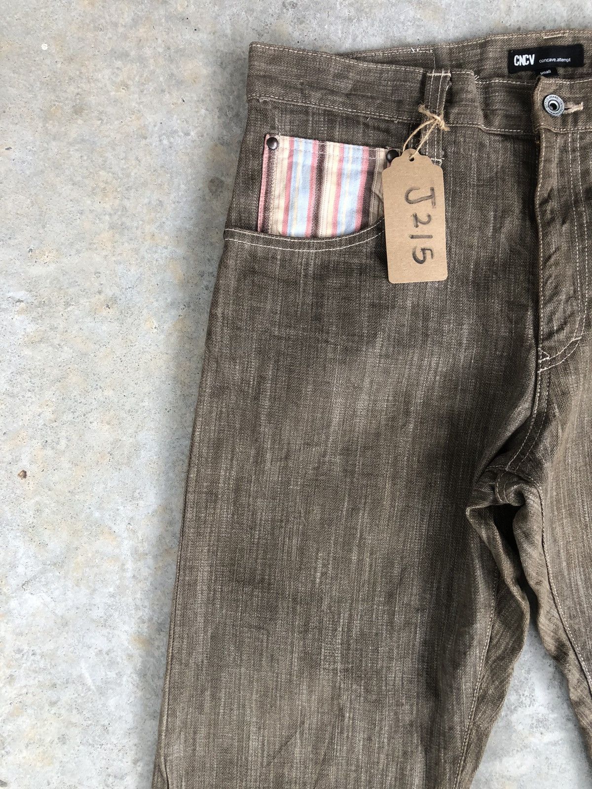 Japanese Brand Concave attempt Blanket Navajo Style Distressed Jeans Size US 33 - 4 Thumbnail