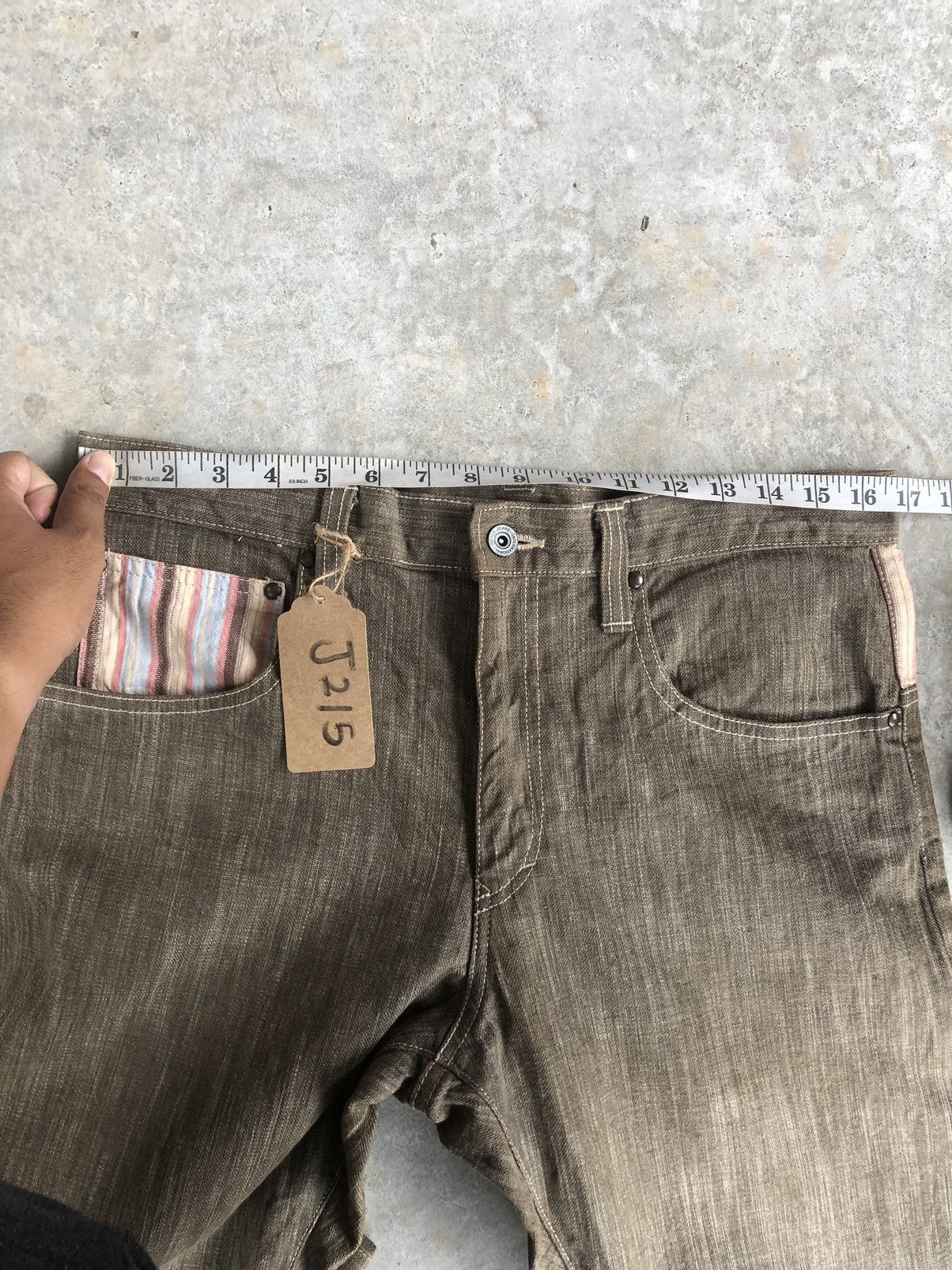 Japanese Brand Concave attempt Blanket Navajo Style Distressed Jeans Size US 33 - 16 Thumbnail