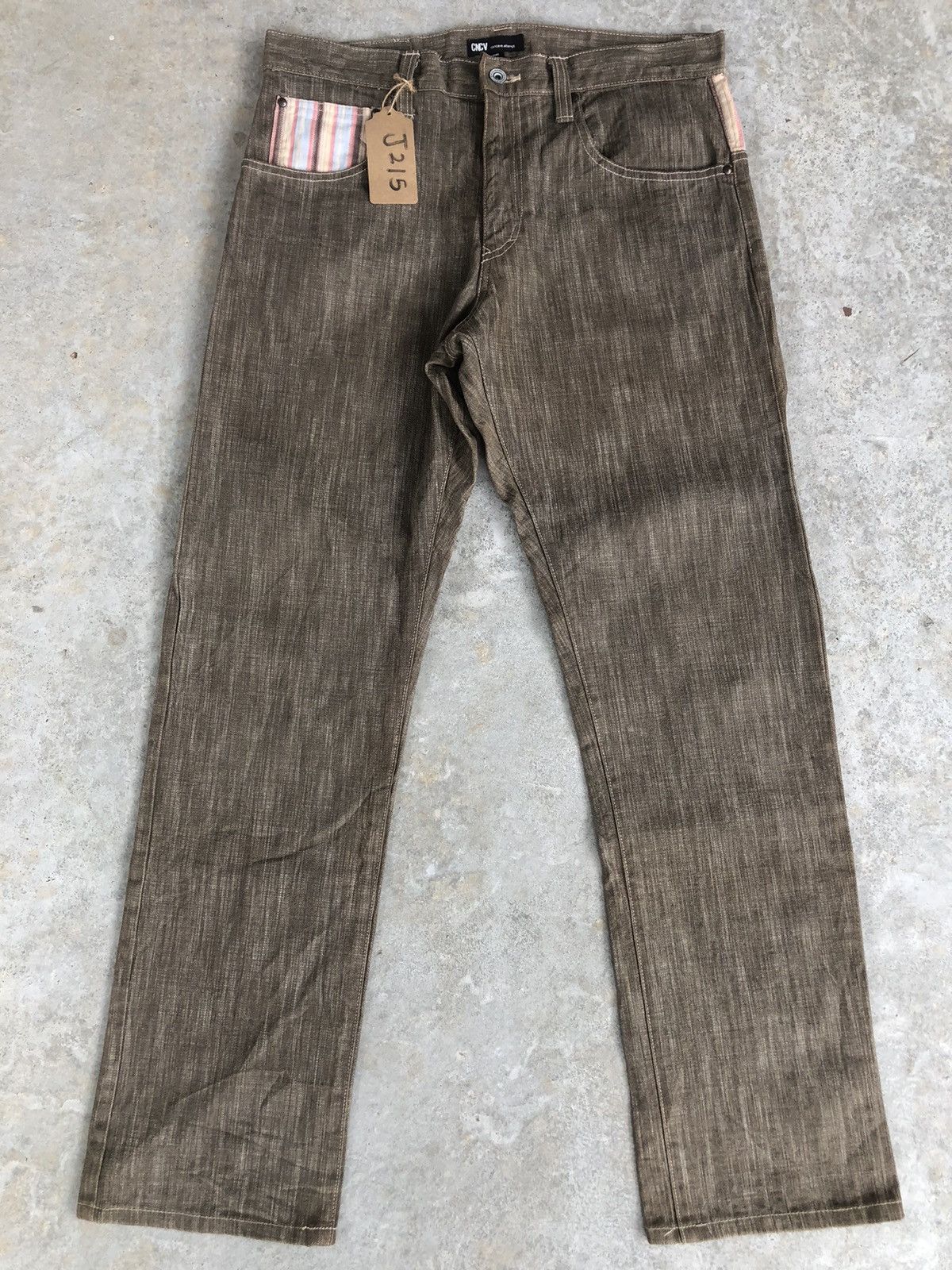 Japanese Brand Concave attempt Blanket Navajo Style Distressed Jeans Size US 33 - 2 Thumbnail