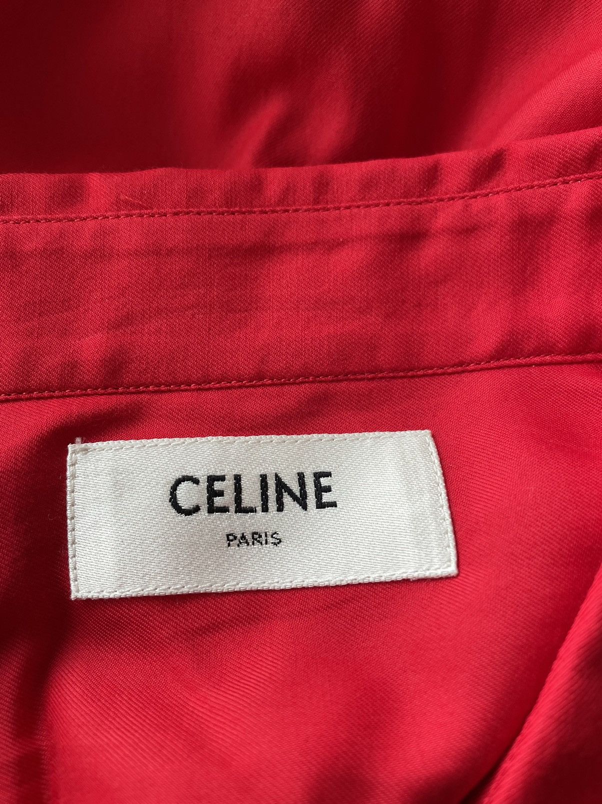 Celine × Hedi Slimane Rare Brand New Iconic Hedi Slimane Super Runway C Shirt Size US XL / EU 56 / 4 - 5 Thumbnail