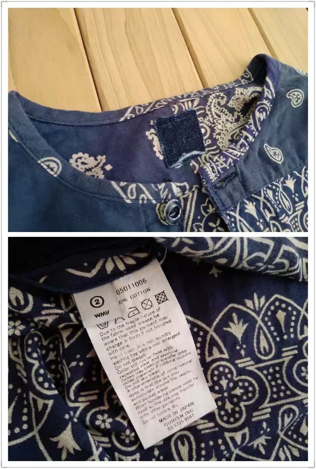 Visvim VISVIM WMV KERCHIEF TUNIC SHIRT VNTG BANDANA | Grailed