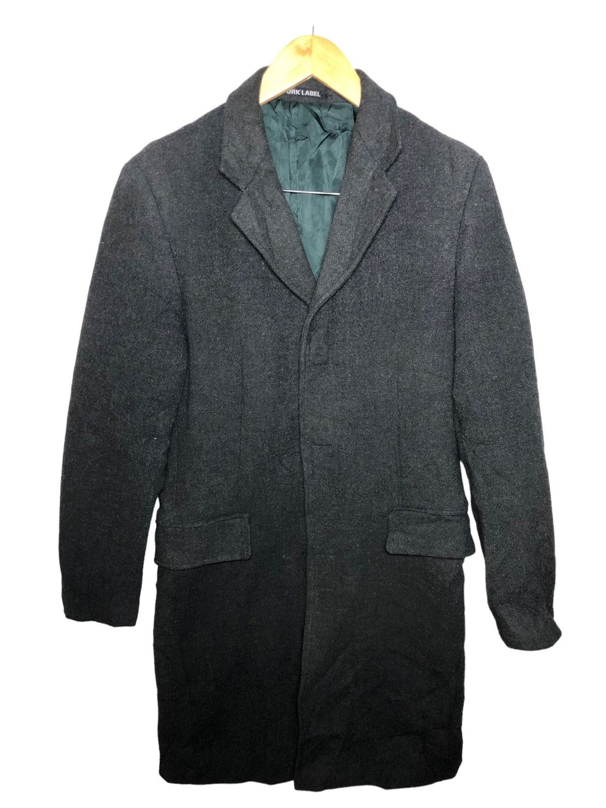 Japanese Brand Work label east boy wool long coat