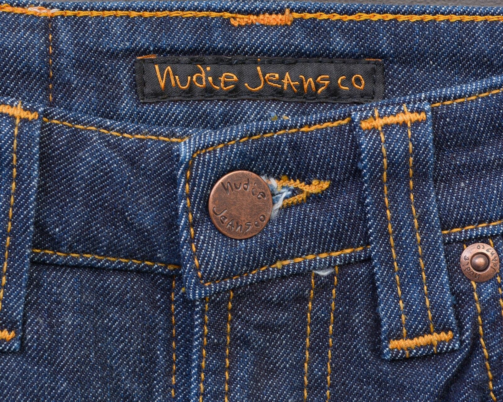 Indigo × Nudie Jeans Skinny Lin Women W25L32 Low Rise Pants Trousers Stretch Slim Size 25" / US 0 / IT 36 - 3 Thumbnail