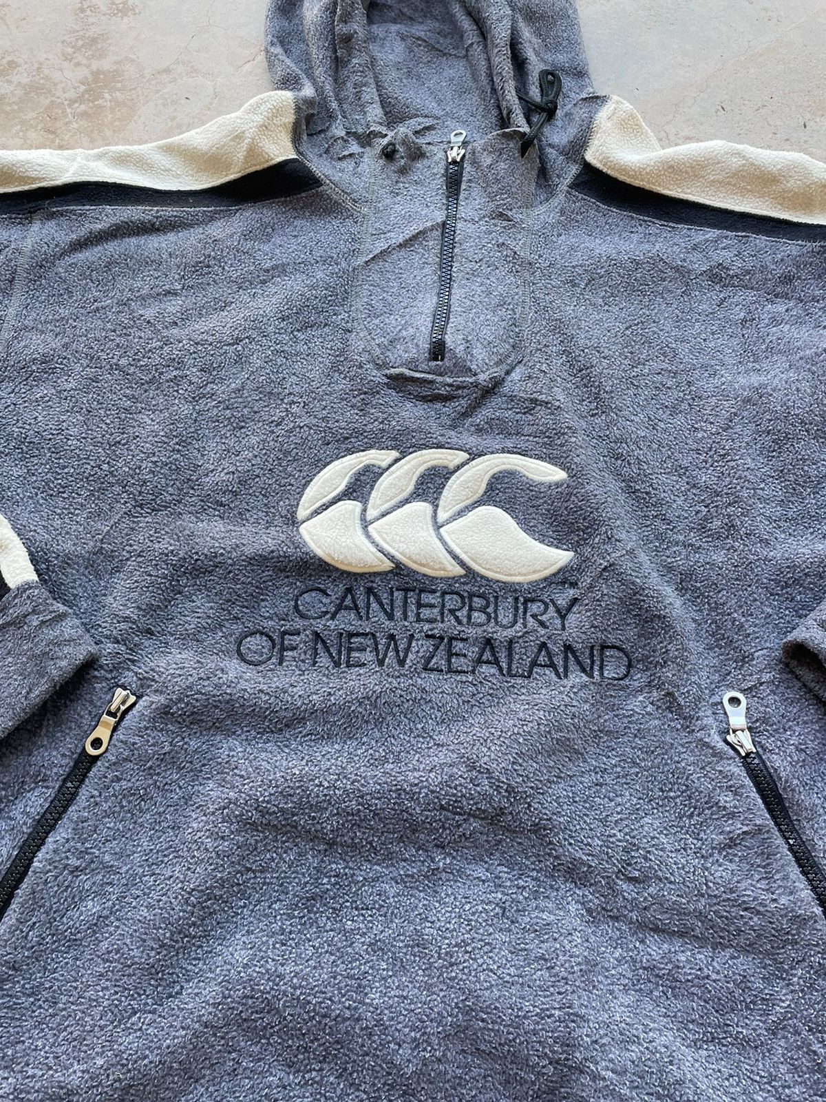 Canterbury of New Zealand × Vintage VINTAGS CANTERBURY FLEECE MIDZIPPER HOODIE Size US L / EU 52-54 / 3 - 2 Thumbnail