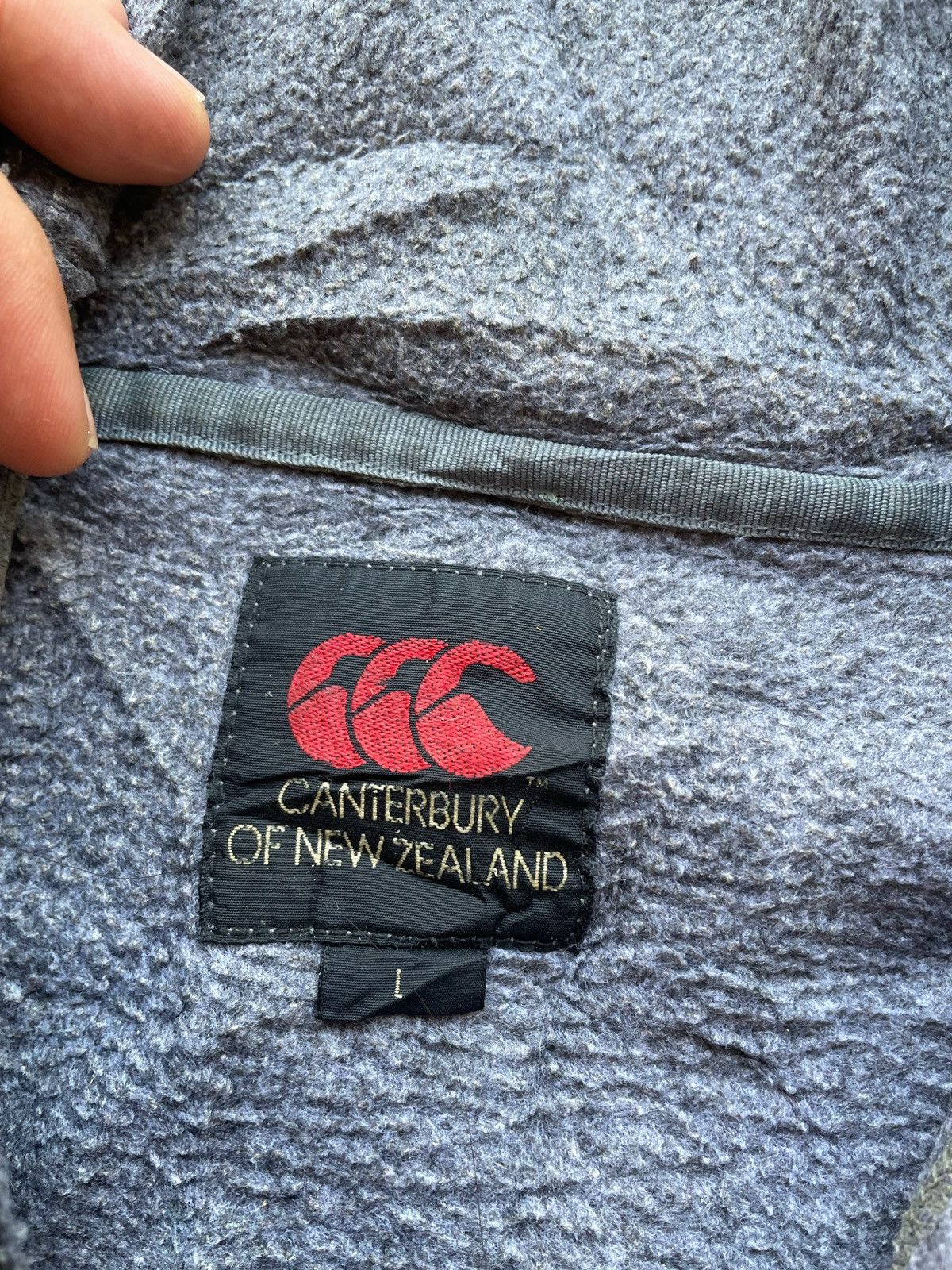 Canterbury of New Zealand × Vintage VINTAGS CANTERBURY FLEECE MIDZIPPER HOODIE Size US L / EU 52-54 / 3 - 5 Thumbnail