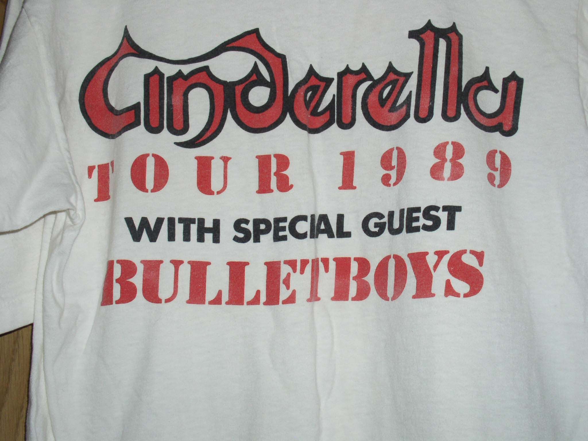 Band Tees Cinderella Concert Shirt 1989 Long Cold Winter Bulletboys Size US L / EU 52-54 / 3 - 4 Thumbnail