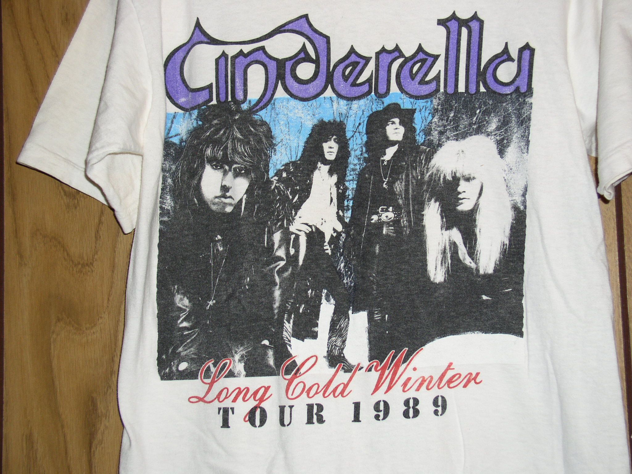 Band Tees Cinderella Concert Shirt 1989 Long Cold Winter Bulletboys Size US L / EU 52-54 / 3 - 3 Thumbnail