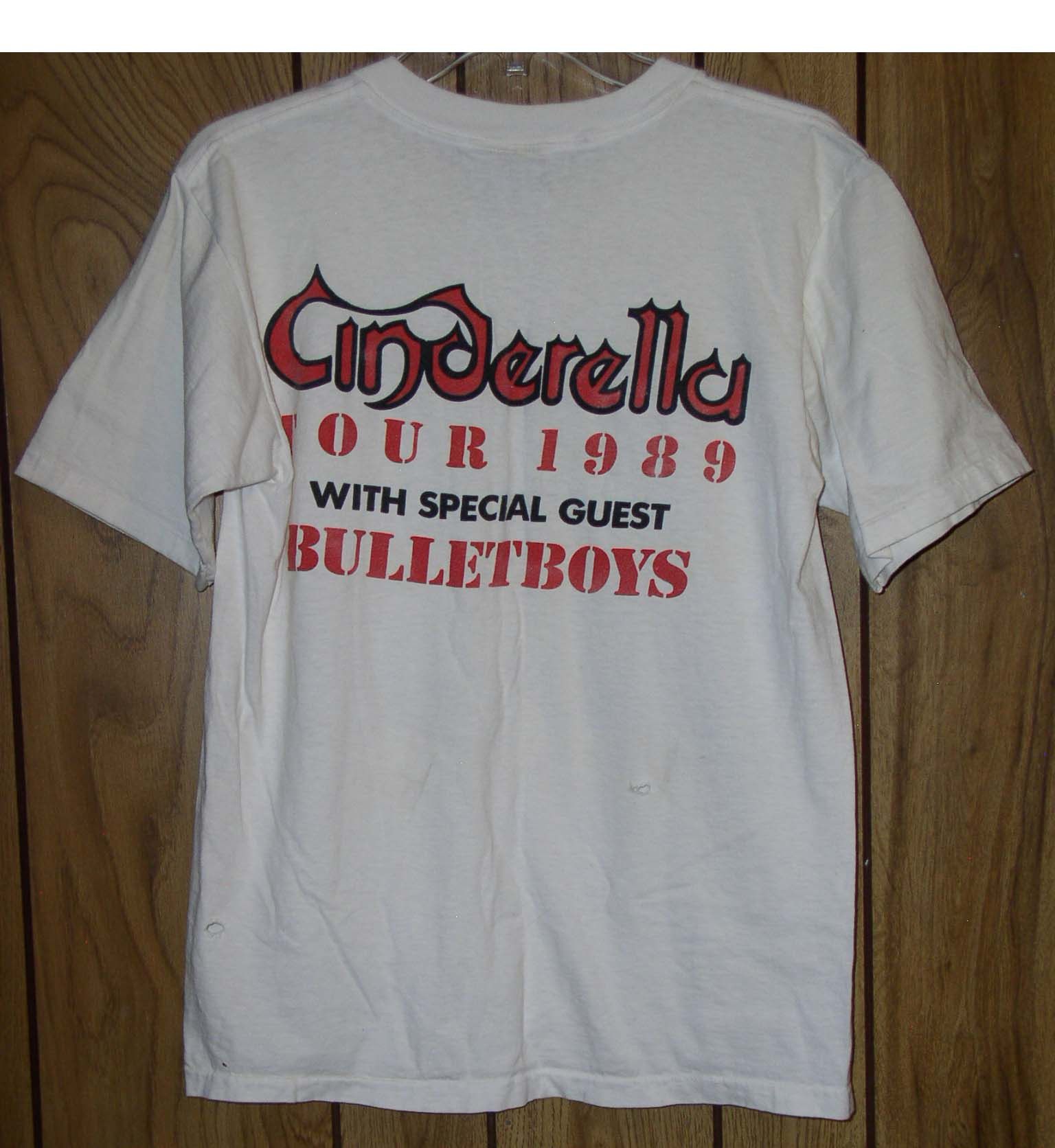 Band Tees Cinderella Concert Shirt 1989 Long Cold Winter Bulletboys Size US L / EU 52-54 / 3 - 2 Thumbnail