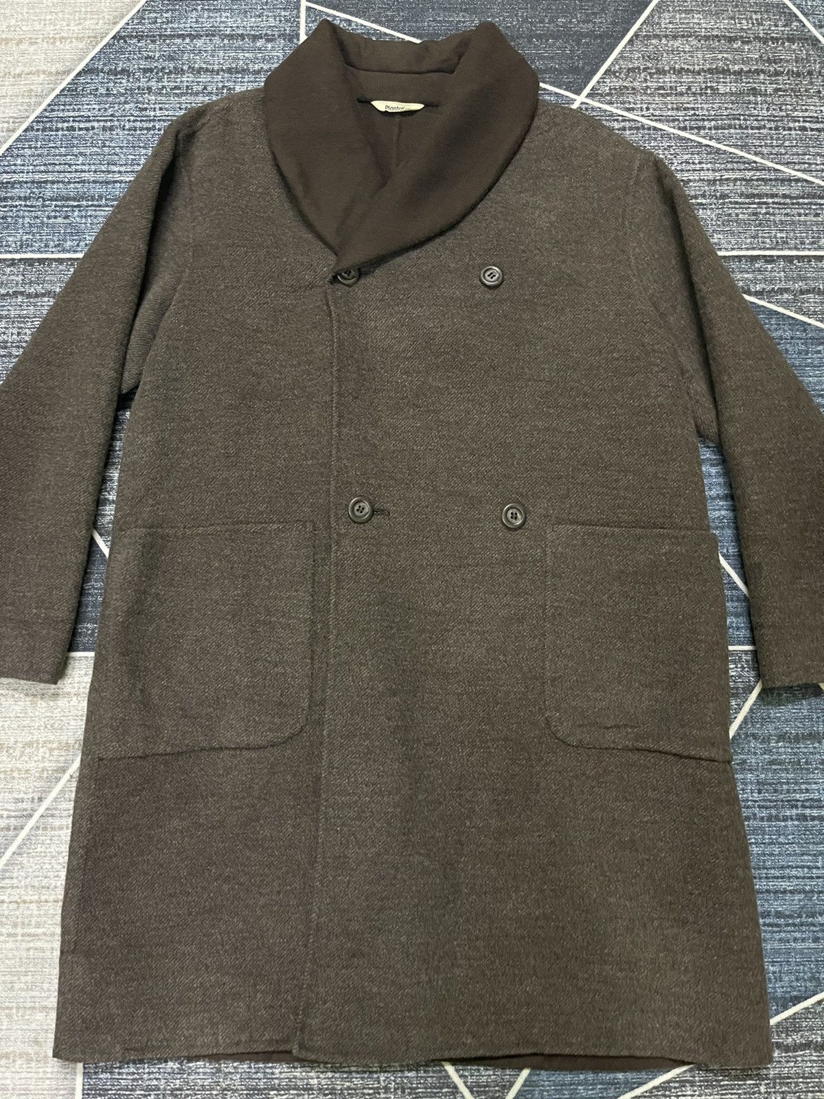 Issey Miyake VINTAGE PLANTATION ISSEY MIYAKE WOOL OVER JACKET Size US XL / EU 56 / 4 - 3 Thumbnail