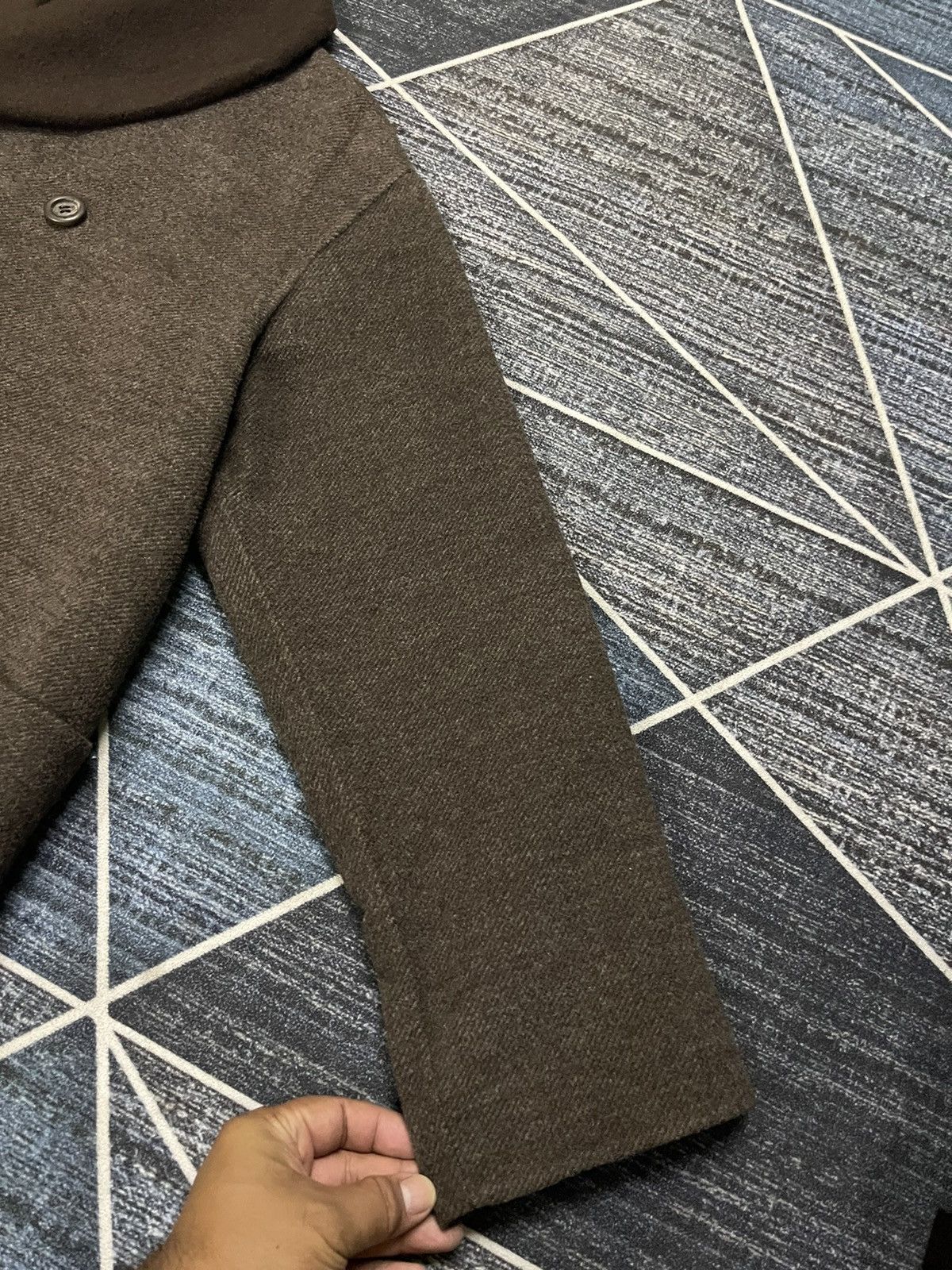 Issey Miyake VINTAGE PLANTATION ISSEY MIYAKE WOOL OVER JACKET Size US XL / EU 56 / 4 - 10 Thumbnail