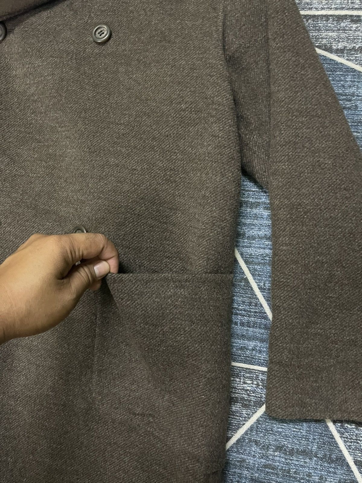 Issey Miyake VINTAGE PLANTATION ISSEY MIYAKE WOOL OVER JACKET Size US XL / EU 56 / 4 - 9 Thumbnail