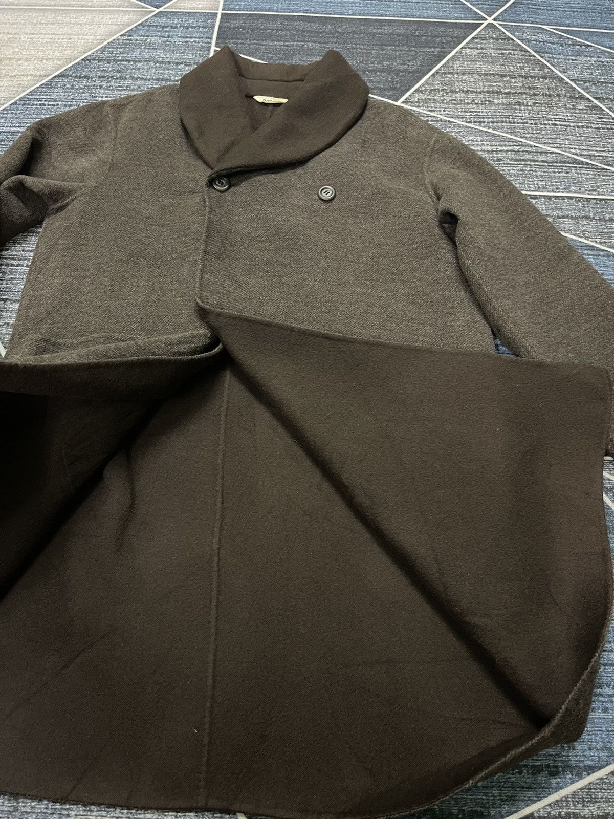 Issey Miyake VINTAGE PLANTATION ISSEY MIYAKE WOOL OVER JACKET Size US XL / EU 56 / 4 - 11 Thumbnail