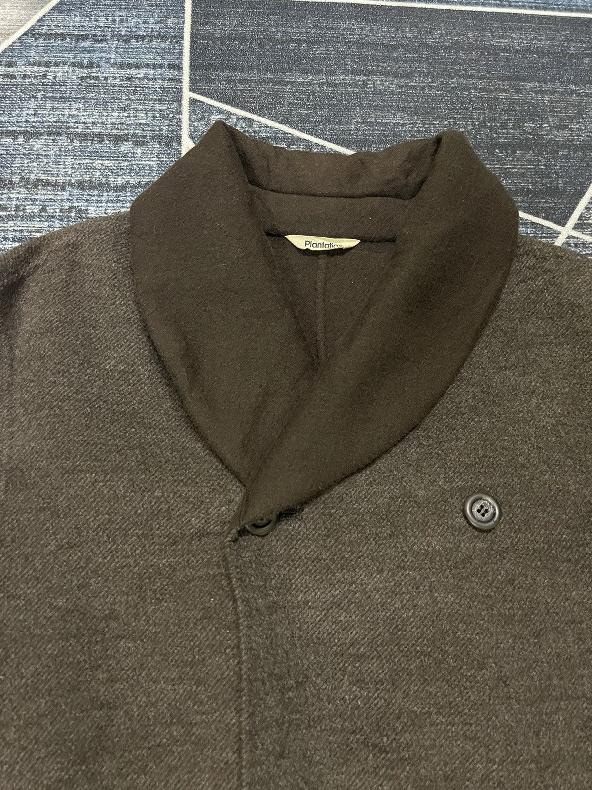 Issey Miyake VINTAGE PLANTATION ISSEY MIYAKE WOOL OVER JACKET Size US XL / EU 56 / 4 - 5 Thumbnail