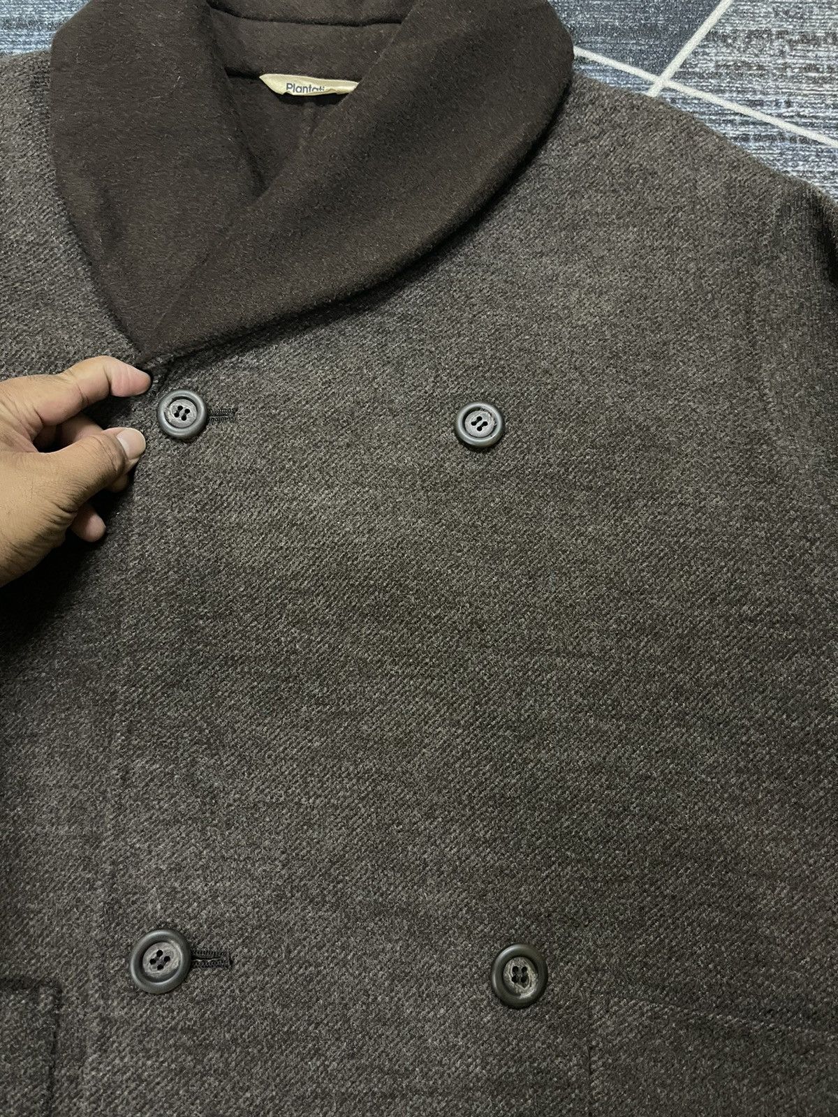 Issey Miyake VINTAGE PLANTATION ISSEY MIYAKE WOOL OVER JACKET Size US XL / EU 56 / 4 - 8 Thumbnail