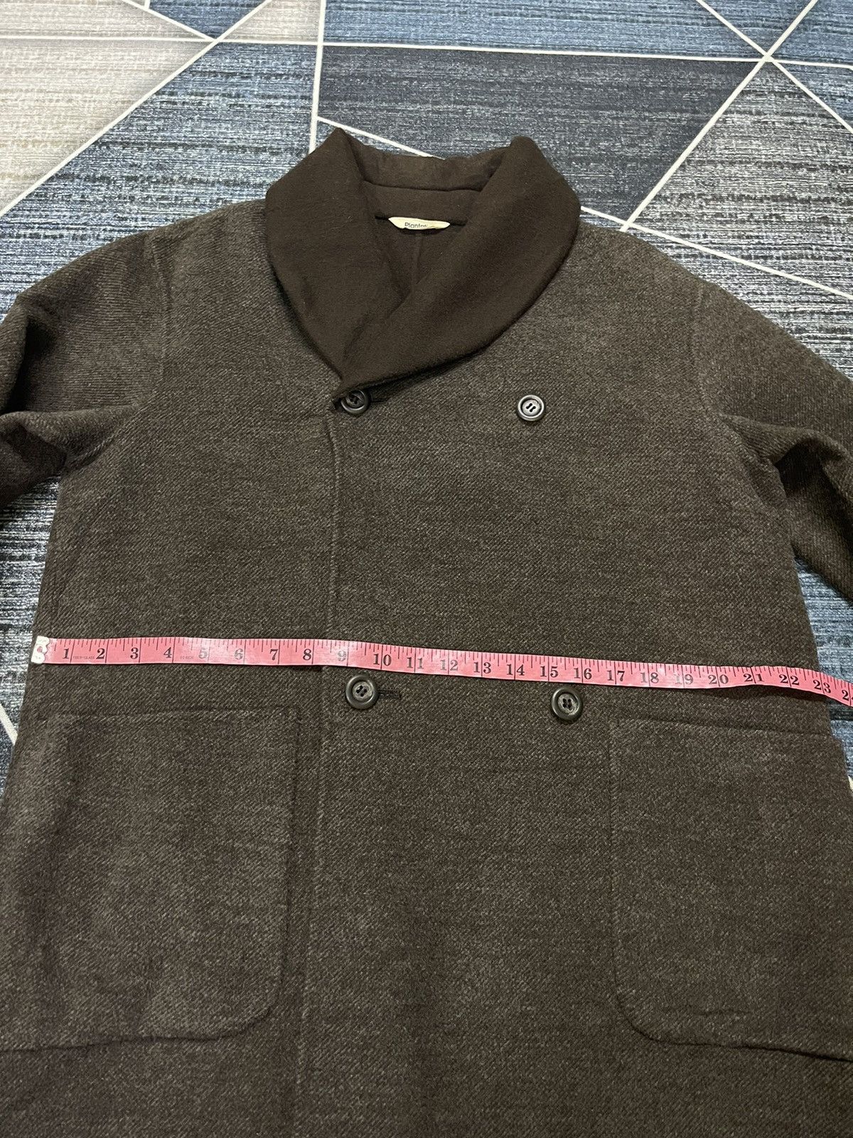 Issey Miyake VINTAGE PLANTATION ISSEY MIYAKE WOOL OVER JACKET Size US XL / EU 56 / 4 - 15 Thumbnail