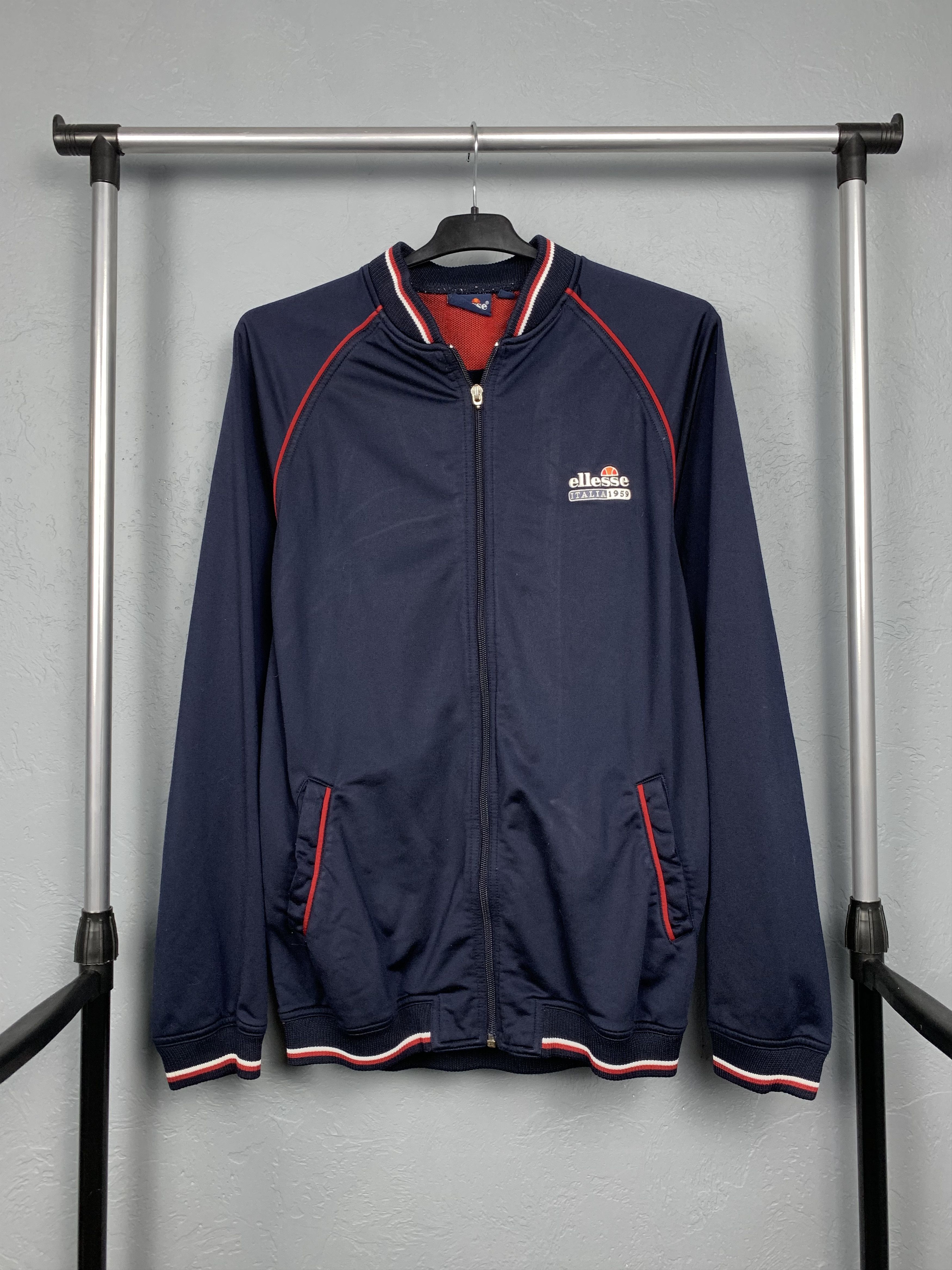 Ellesse Ellesse 90s Vintage Mens Track Top Jacket Size US M / EU 48-50 / 2 - 1 Thumbnail