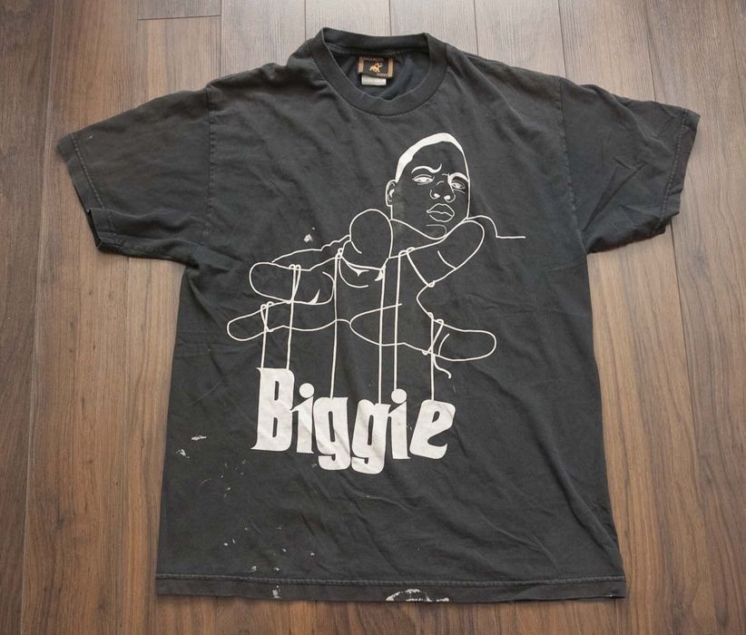 Vintage Biggie The Notorious Big T Shirt Rap Distressed Size L | Grailed