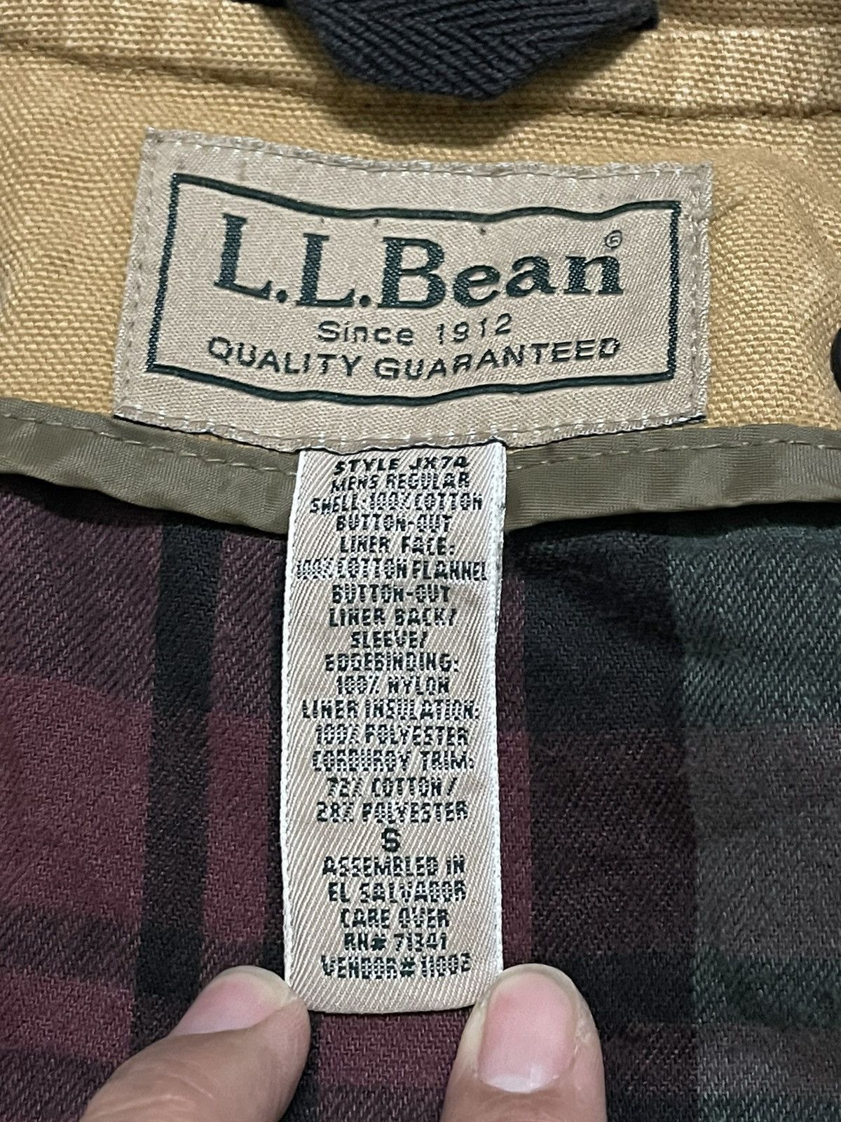 L.L. Bean 🔥BEST OFFER🔥Vintage L.L Bean Worker Jacket Duck Canvas 2in1 Size US M / EU 48-50 / 2 - 11 Thumbnail