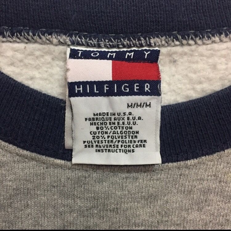 Tommy Hilfiger VINTAGE 90s TOMMY HILFIGER BIG LOGO USA BRAND SWEATSHIRT Size US M / EU 48-50 / 2 - 4 Thumbnail