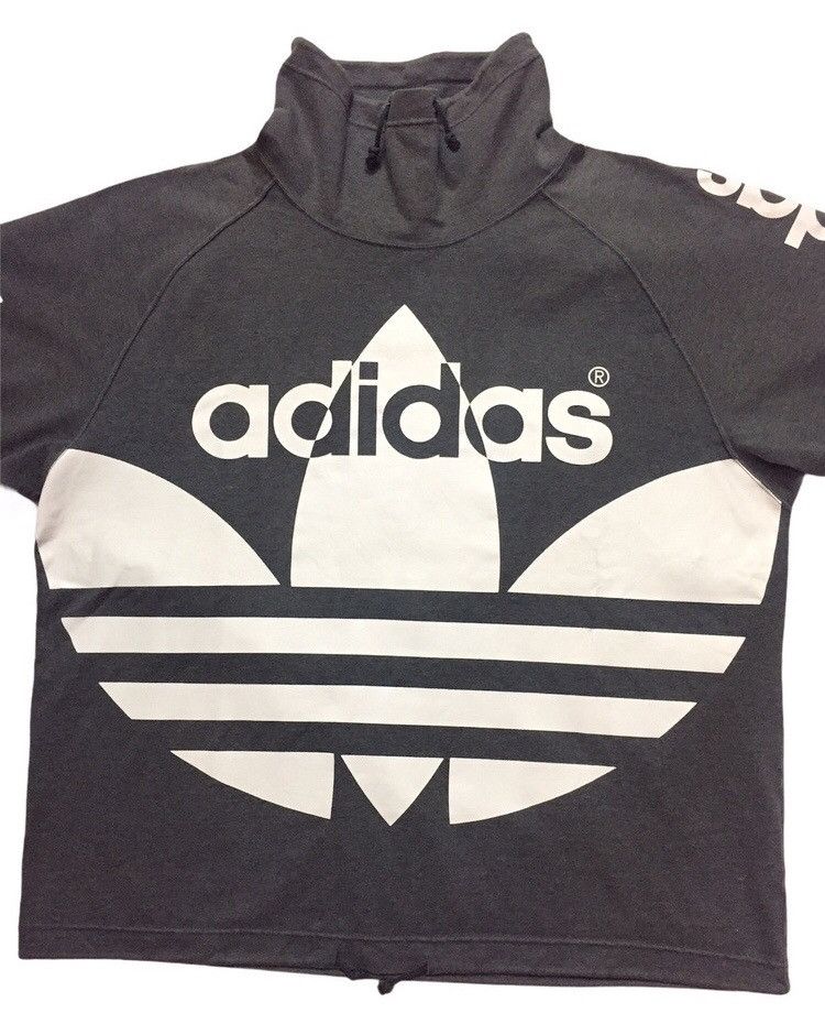 Adidas VINTAGE 90s ADIDAS BIG LOGO BAGGY JUMPER JAPAN SWEATSHIRT Size US L / EU 52-54 / 3 - 6 Thumbnail