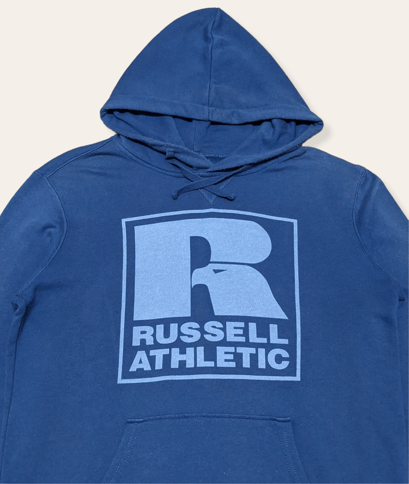 Russell Athletic × Vintage Vintage Russell Athletic Big Logo Pullover Hoodie Size US XL / EU 56 / 4 - 4 Thumbnail