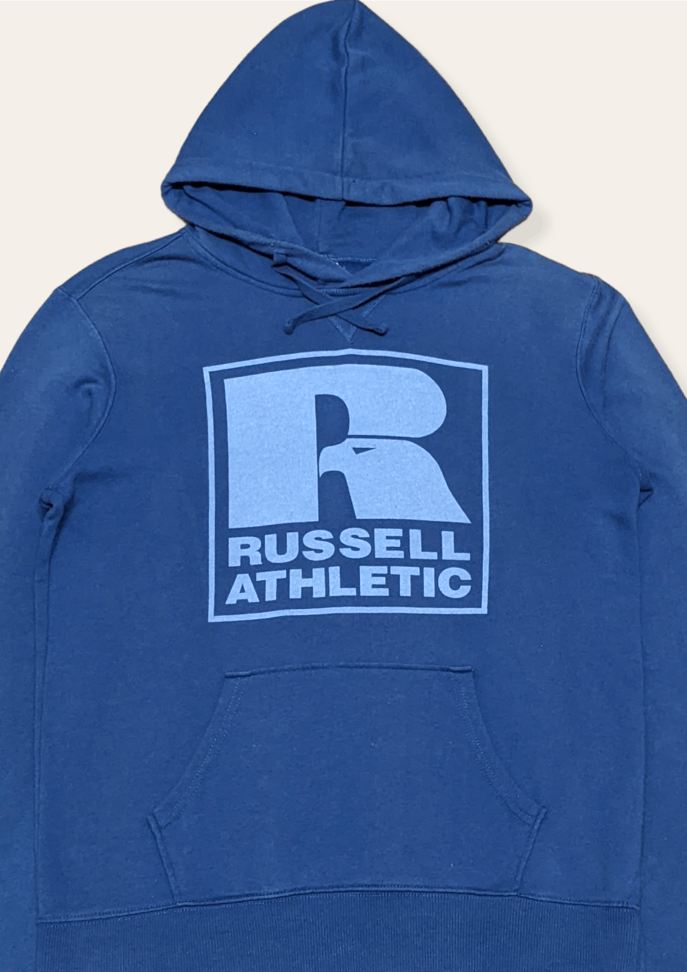 Russell Athletic × Vintage Vintage Russell Athletic Big Logo Pullover Hoodie Size US XL / EU 56 / 4 - 3 Thumbnail