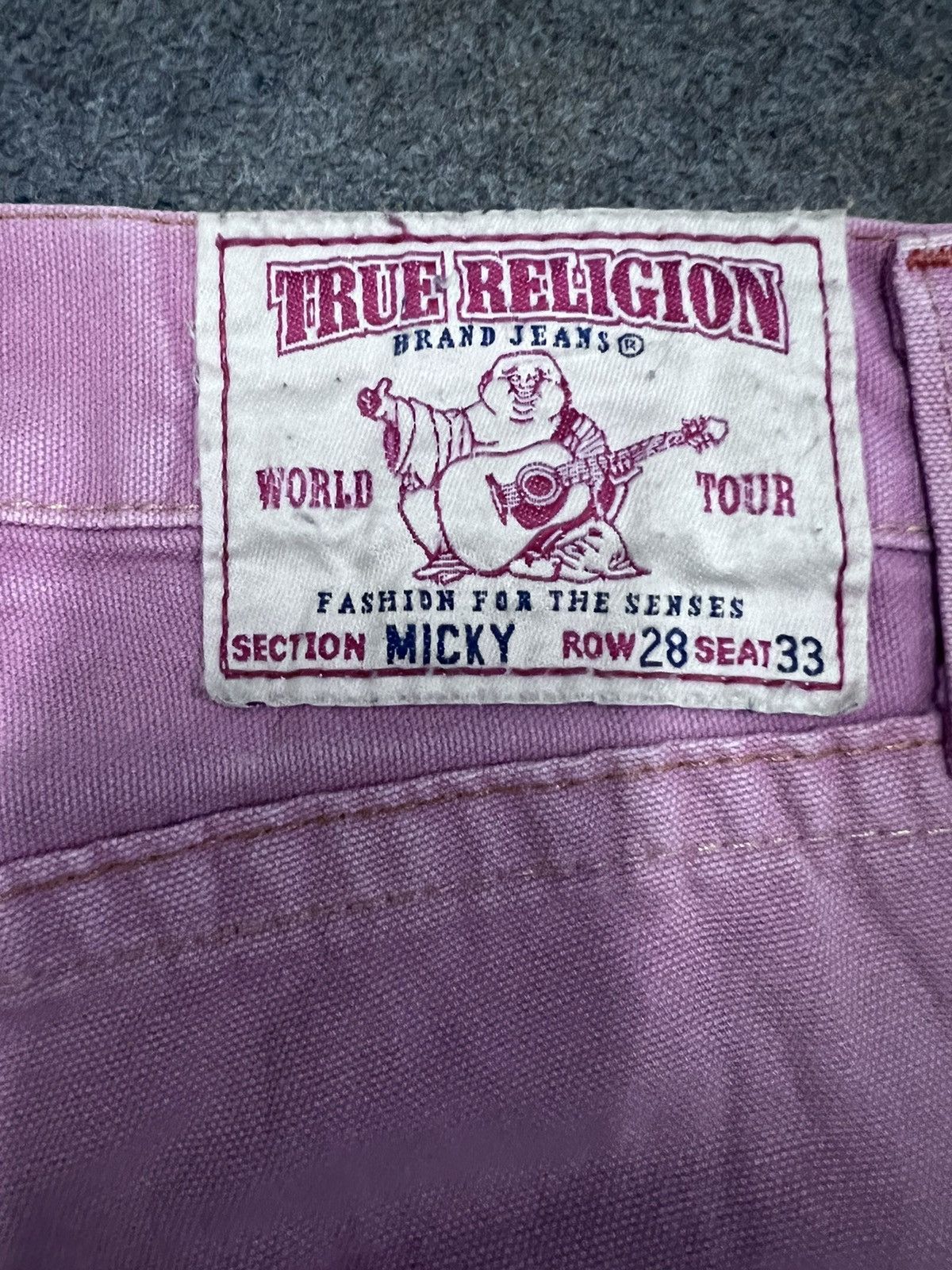 True Religion PINKY‼️VINTAGE FADED JEANS TRUE RELIGION Size US 30 / EU 46 - 7 Thumbnail
