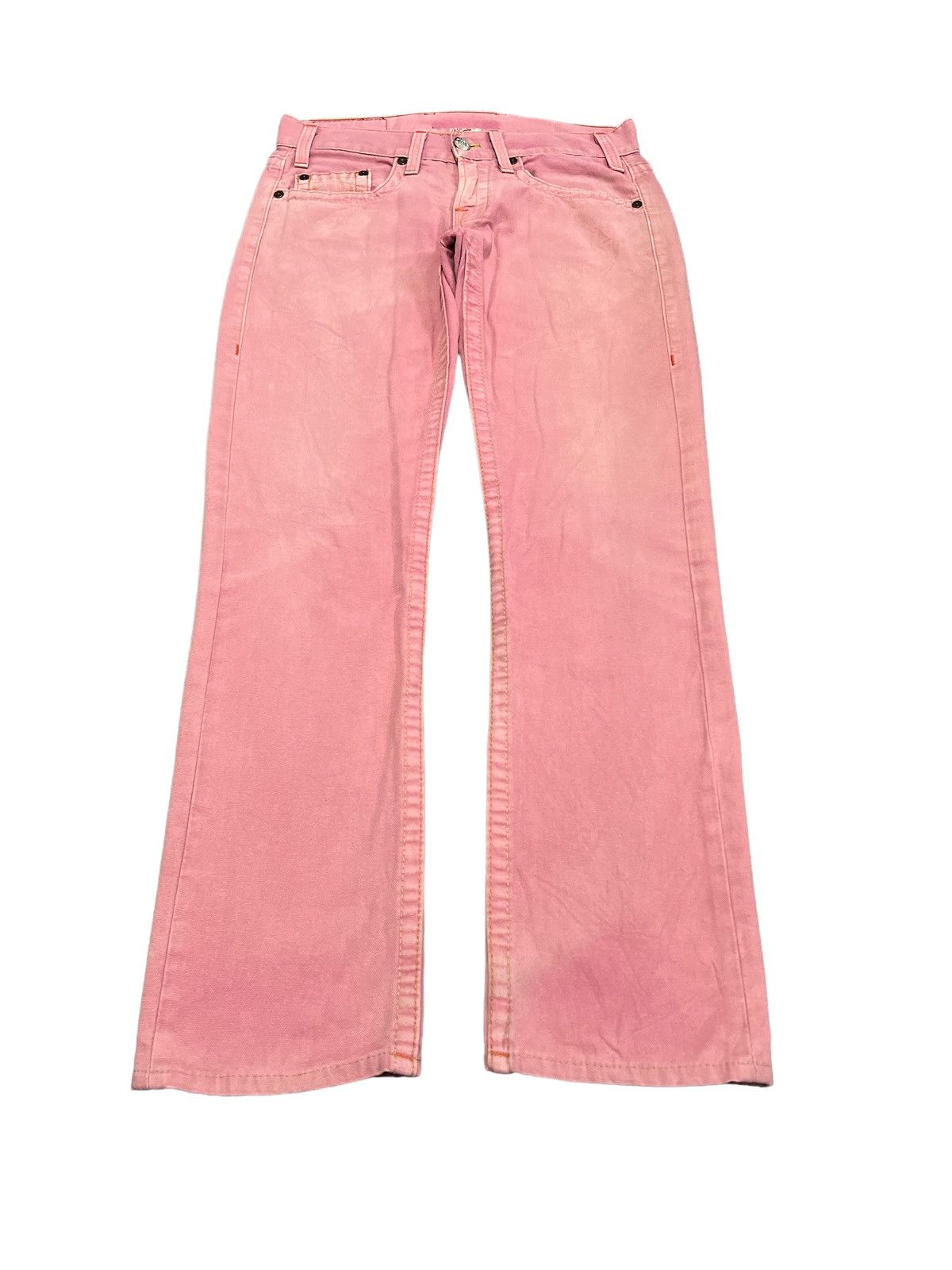 True Religion PINKY‼️VINTAGE FADED JEANS TRUE RELIGION Size US 30 / EU 46 - 2 Thumbnail