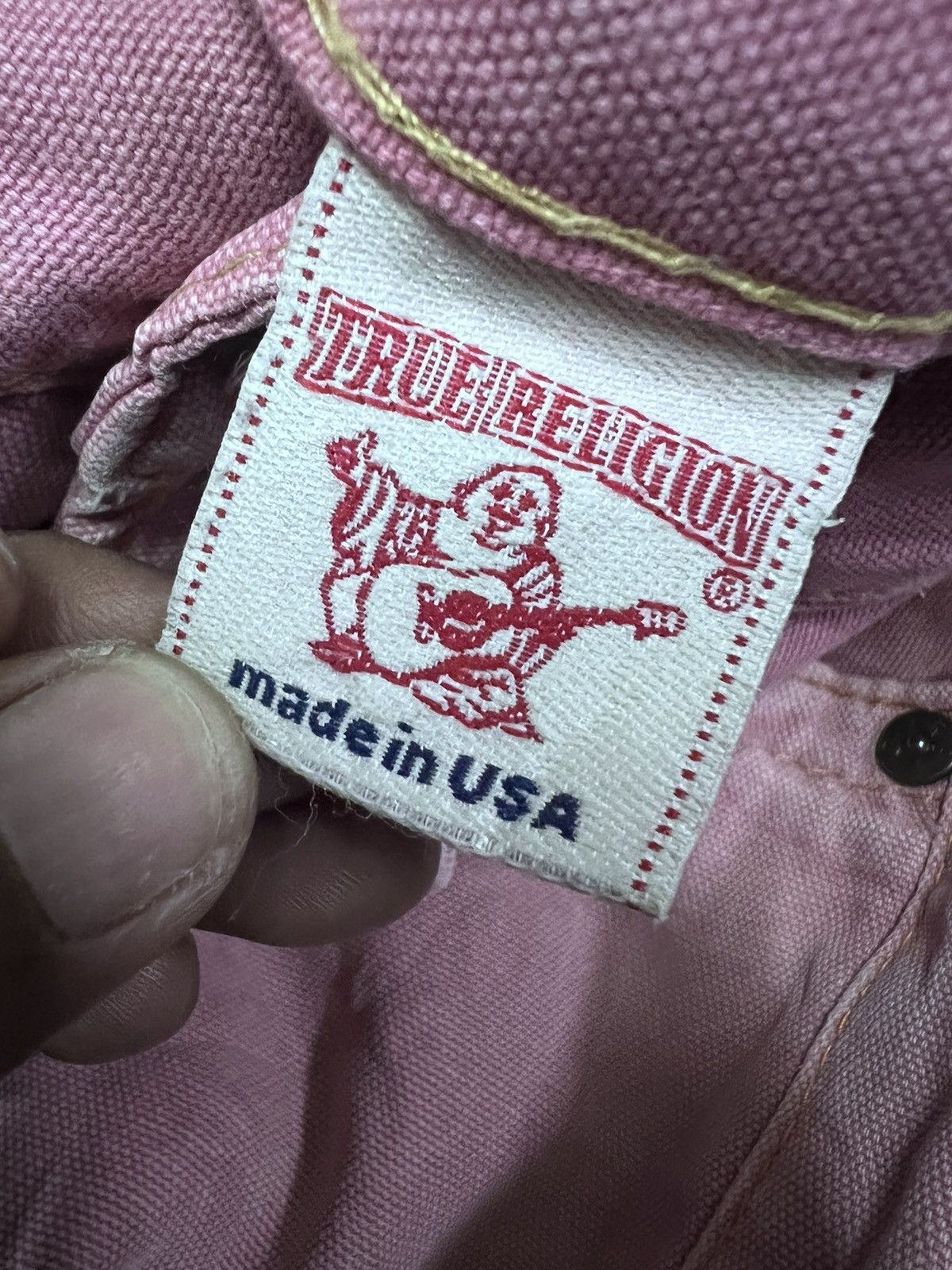 True Religion PINKY‼️VINTAGE FADED JEANS TRUE RELIGION Size US 30 / EU 46 - 8 Thumbnail