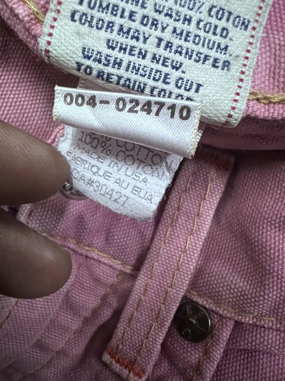 True Religion PINKY‼️VINTAGE FADED JEANS TRUE RELIGION Size US 30 / EU 46 - 9 Thumbnail
