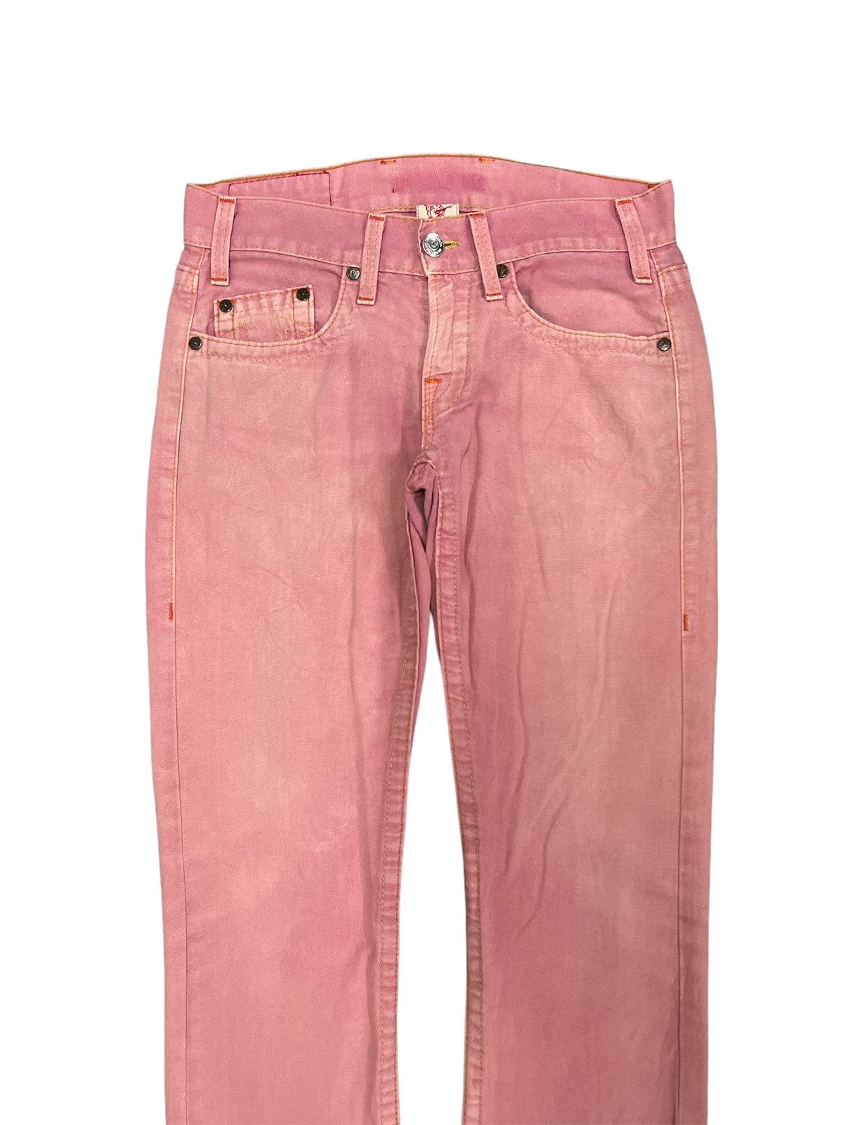 True Religion PINKY‼️VINTAGE FADED JEANS TRUE RELIGION Size US 30 / EU 46 - 3 Thumbnail