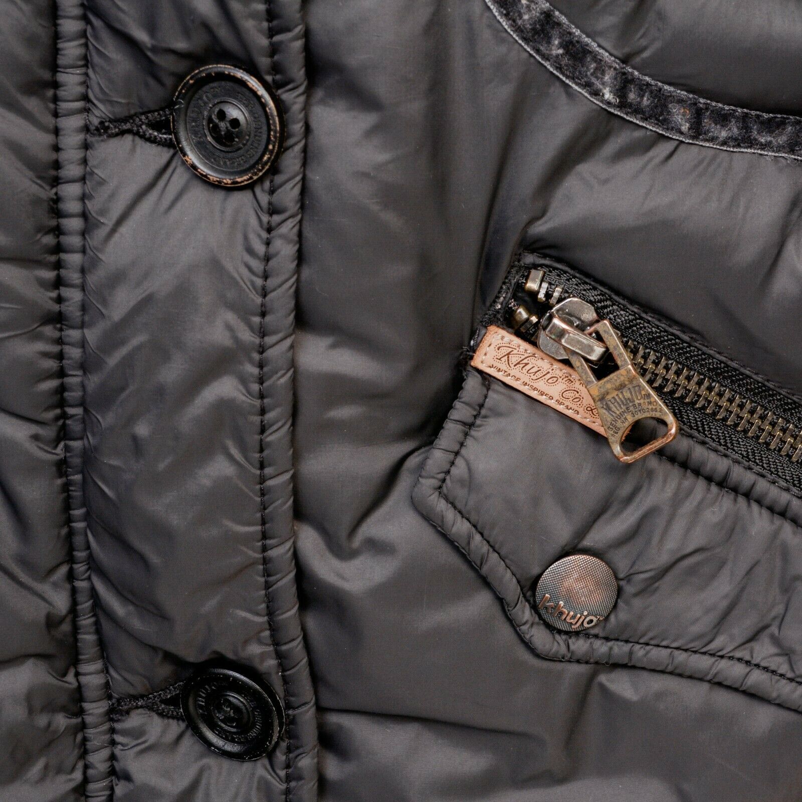 Designer × khujo SAFARINA Genuine Puffer Jacket Padded Coat Outdoor Winter Size M / US 6-8 / IT 42-44 - 5 Thumbnail