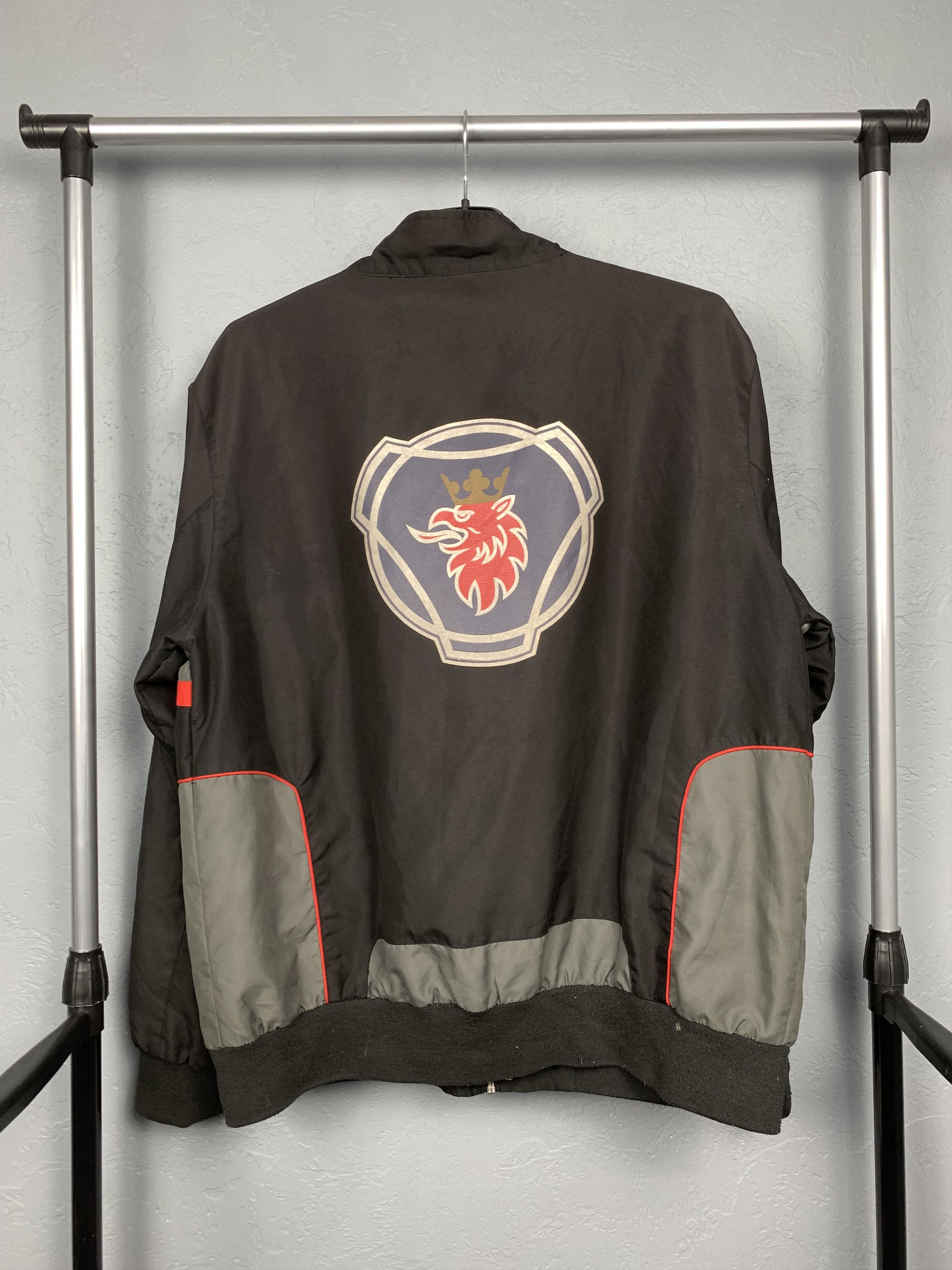 Vintage Scania Vintage Mens Bomber Jacket Workwear Size US L / EU 52-54 / 3 - 8 Thumbnail