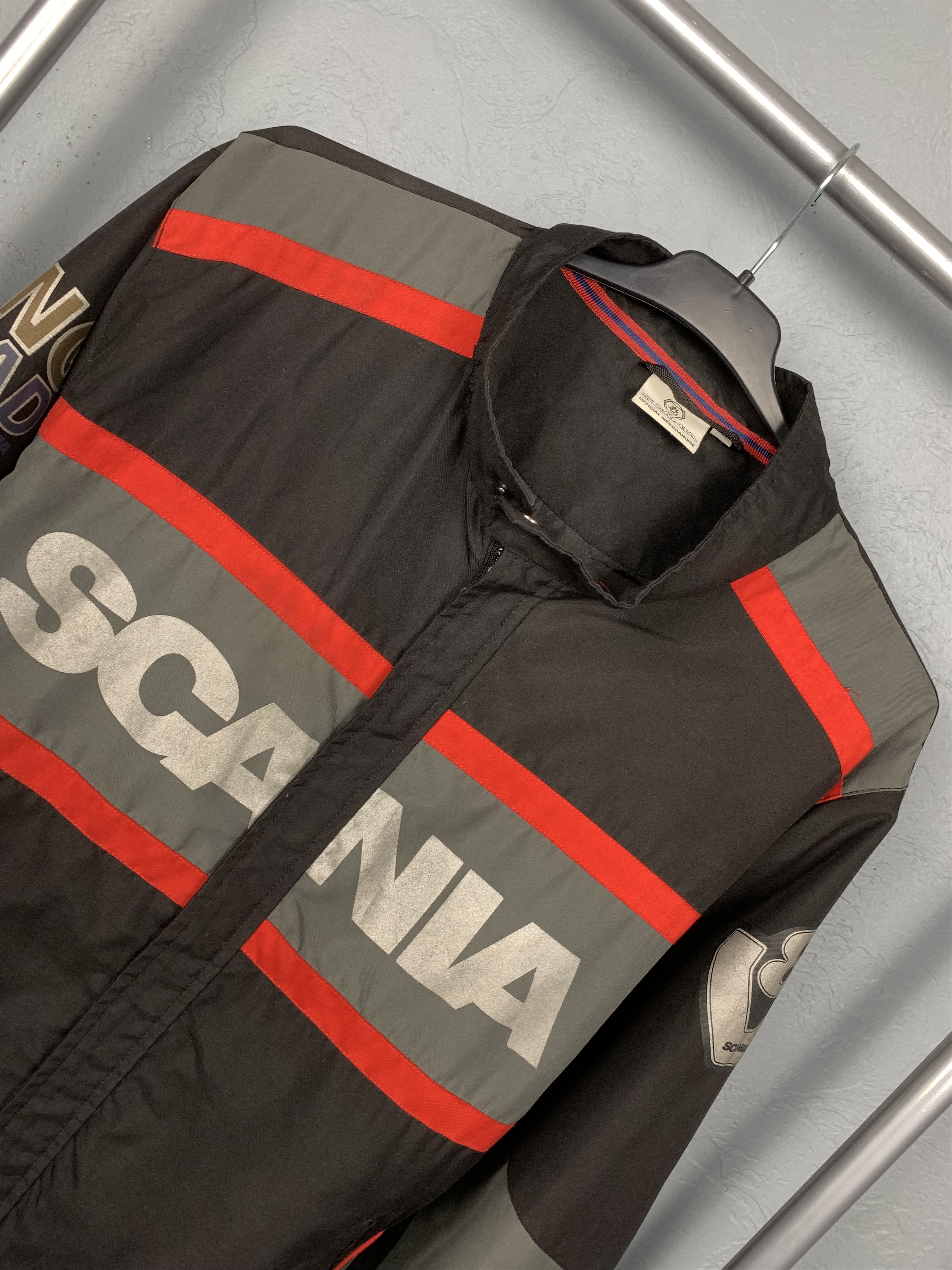Vintage Scania Vintage Mens Bomber Jacket Workwear Size US L / EU 52-54 / 3 - 2 Thumbnail