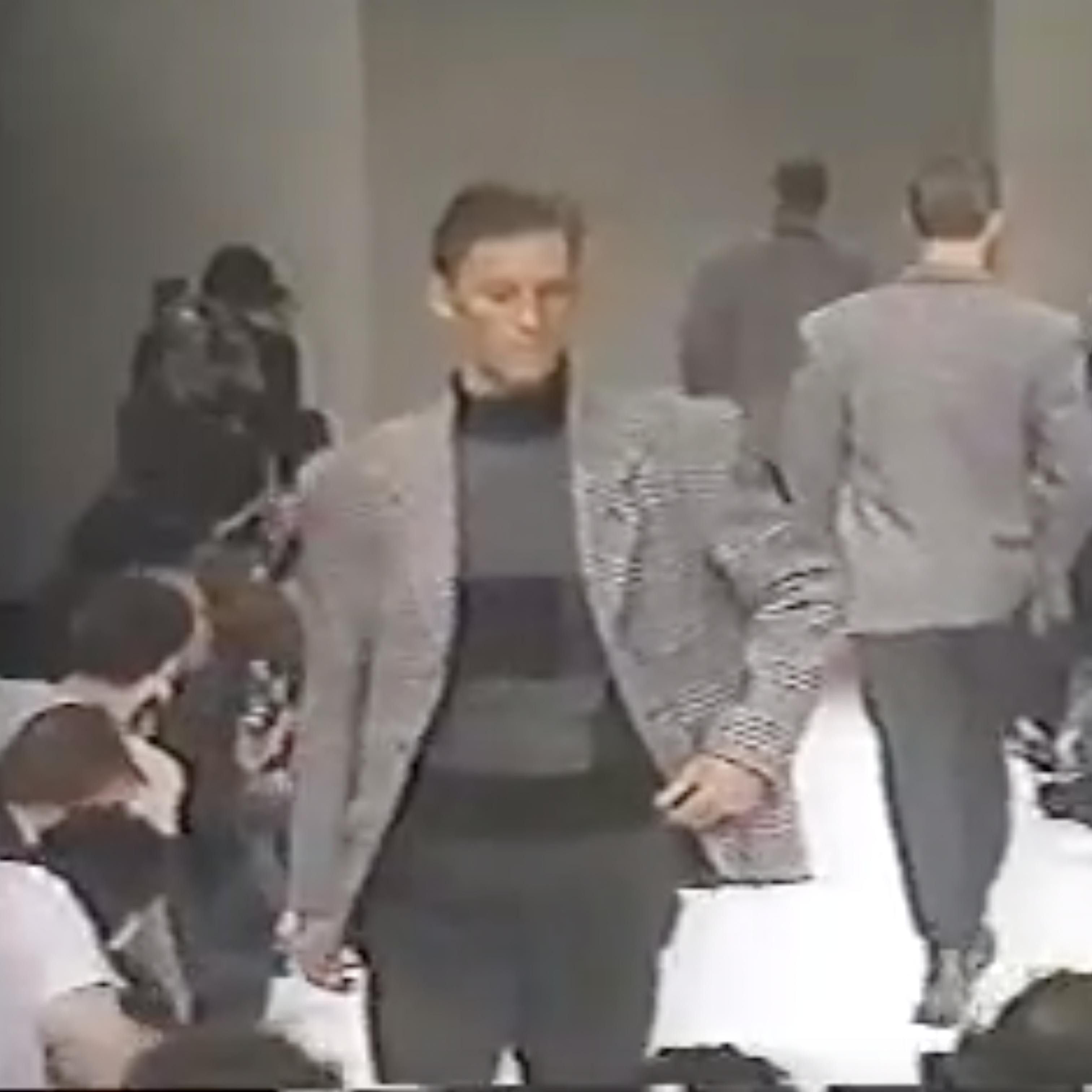 Comme des Garcons × Comme des Garcons Homme Plus AW88 Floral-Print Patchwork Turtleneck Sweater Size US M / EU 48-50 / 2 - 4 Thumbnail