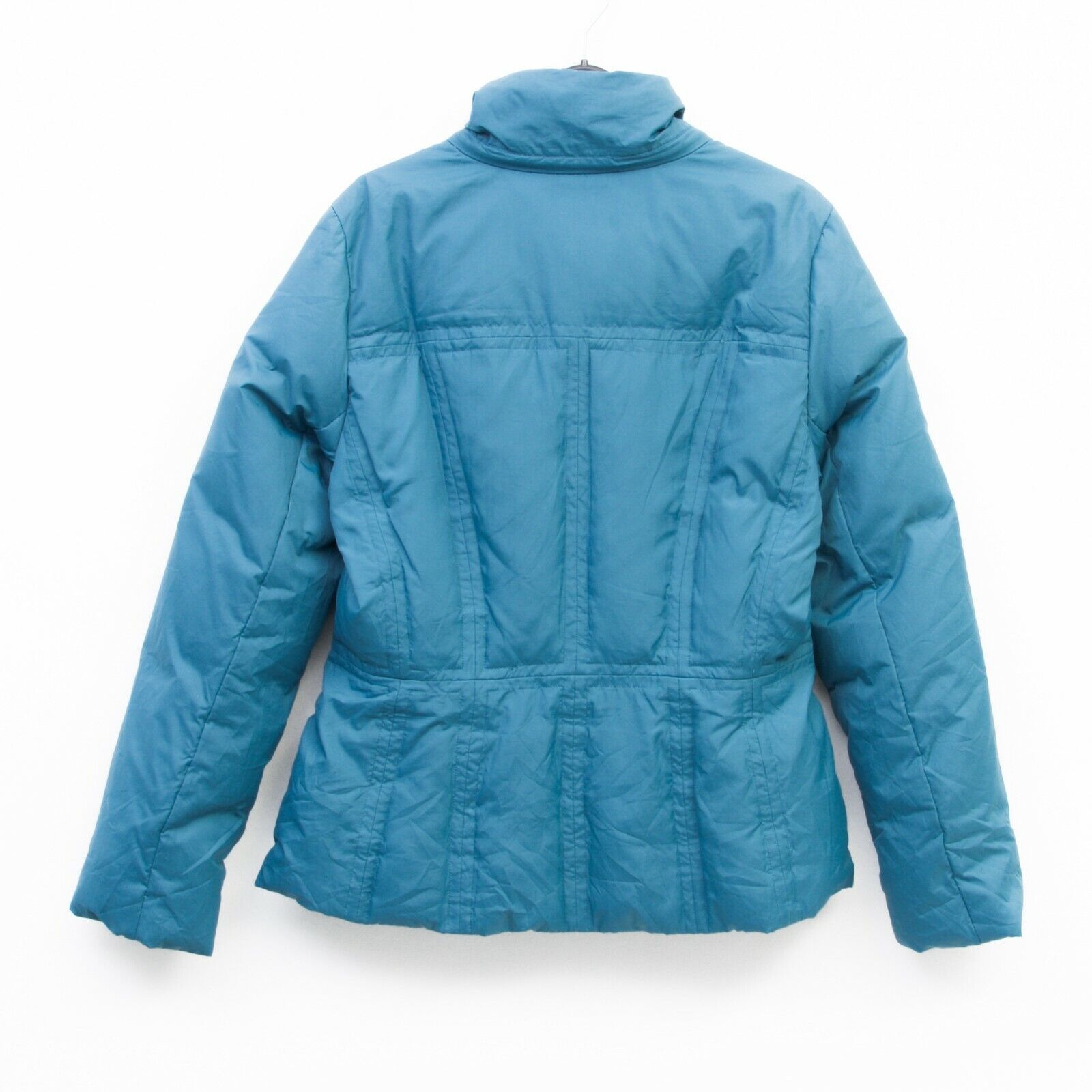 Tommy Hilfiger Down Puffer L Women Jacket Padded Coat Winter Blue Outdoors Size L / US 10 / IT 46 - 6 Thumbnail