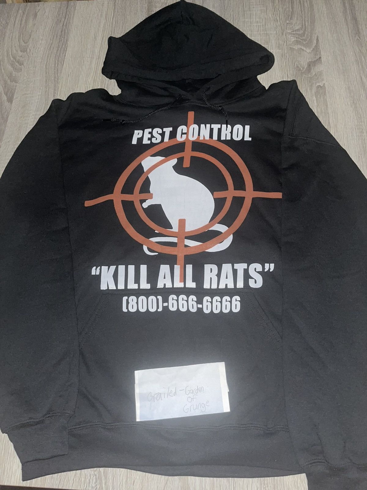 Avant Garde Kill All Rats Hoodie Grailed