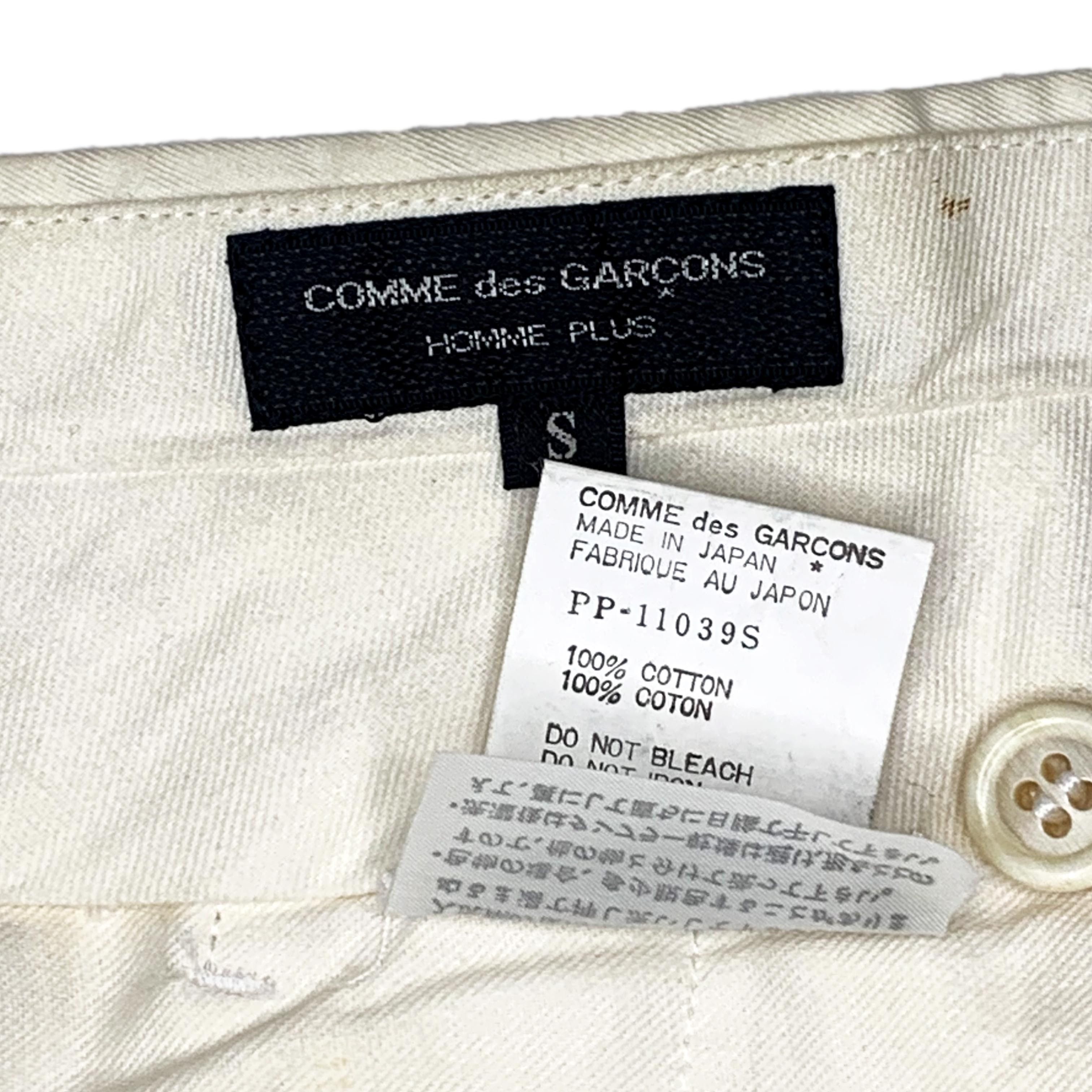 Comme des Garcons × Comme des Garcons Homme Plus SS87 Cotton Pants Size US 30 / EU 46 - 5 Thumbnail