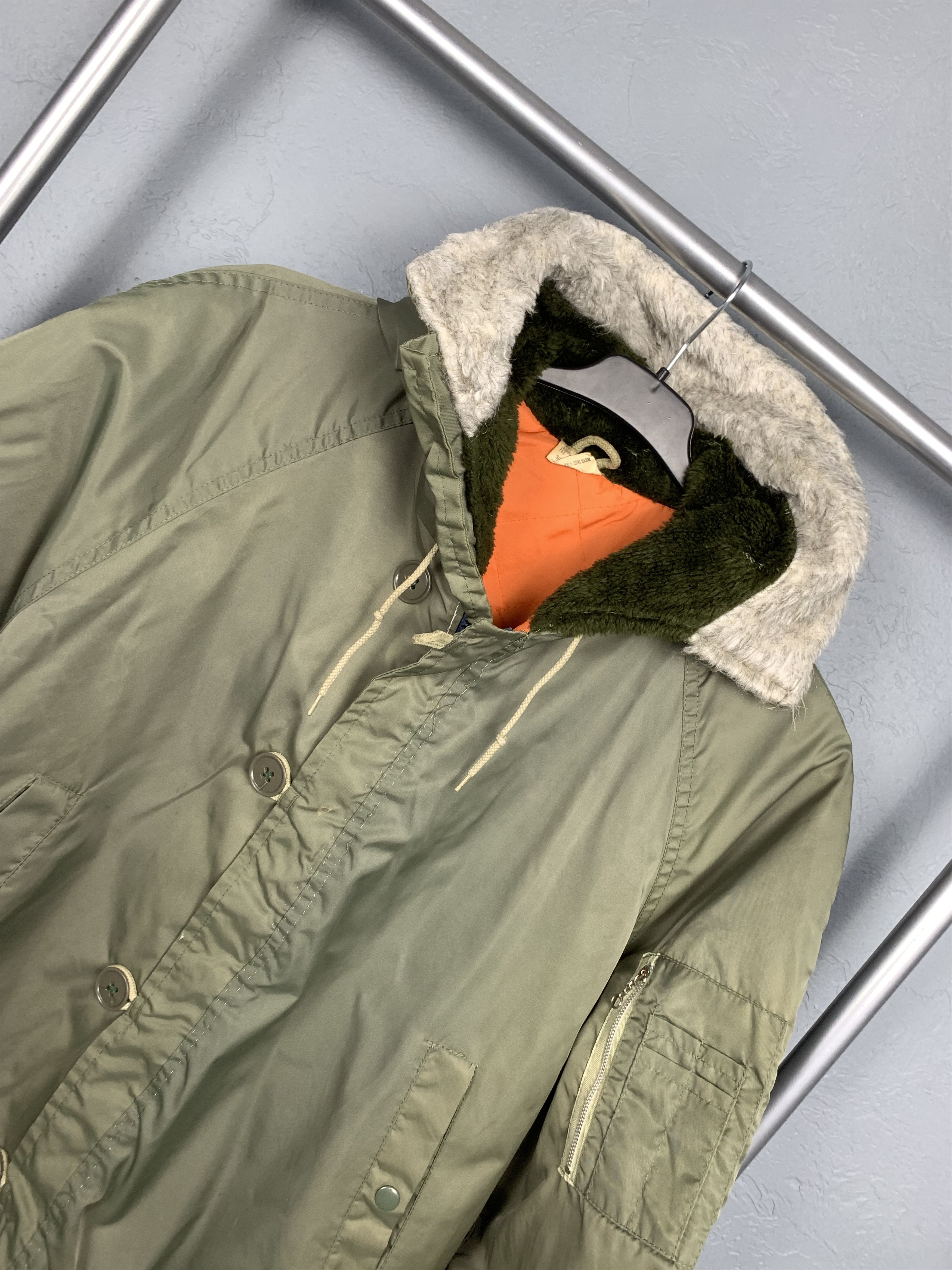 Vintage Vintage USAF Air Force Extreme N3B Parka Bomber Fur Jacket Size US M / EU 48-50 / 2 - 2 Thumbnail