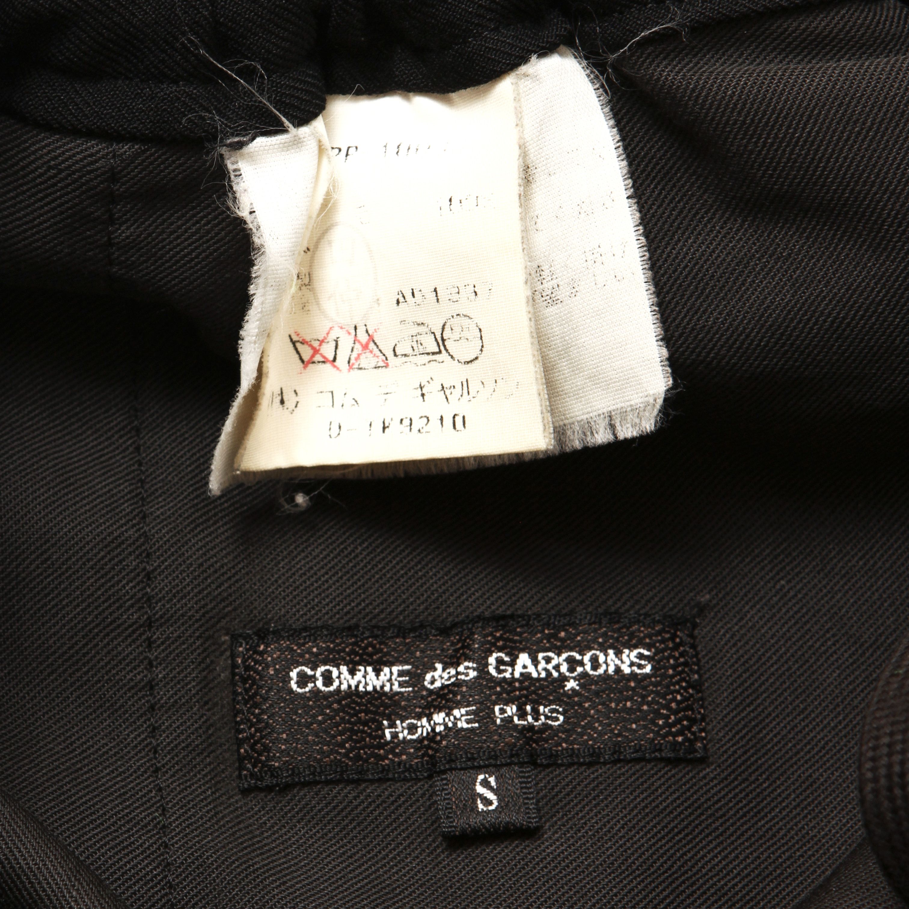 Comme des Garcons × Comme des Garcons Homme Plus SS98 Patched Wool Pants with Elastic Waistband Size US 30 / EU 46 - 3 Thumbnail