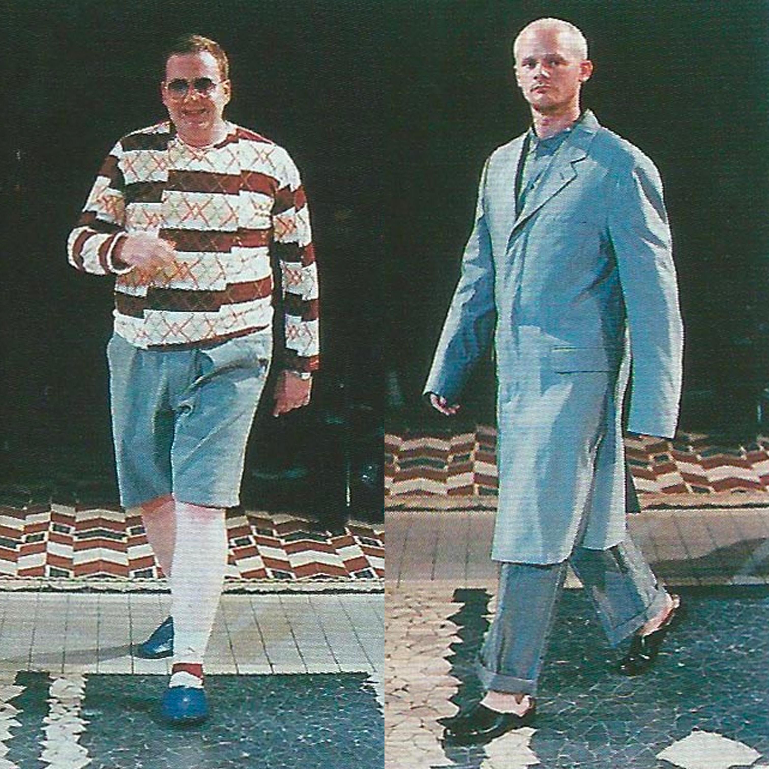 Comme des Garcons × Comme des Garcons Homme Plus SS98 Patched Wool Pants with Elastic Waistband Size US 30 / EU 46 - 9 Thumbnail
