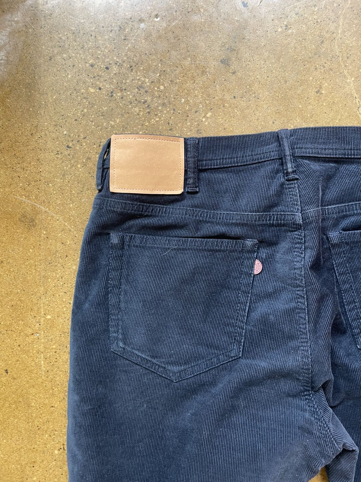 Acne Studios Acne Studios River Stay Navy Corduroy Size US 33 - 7 Thumbnail