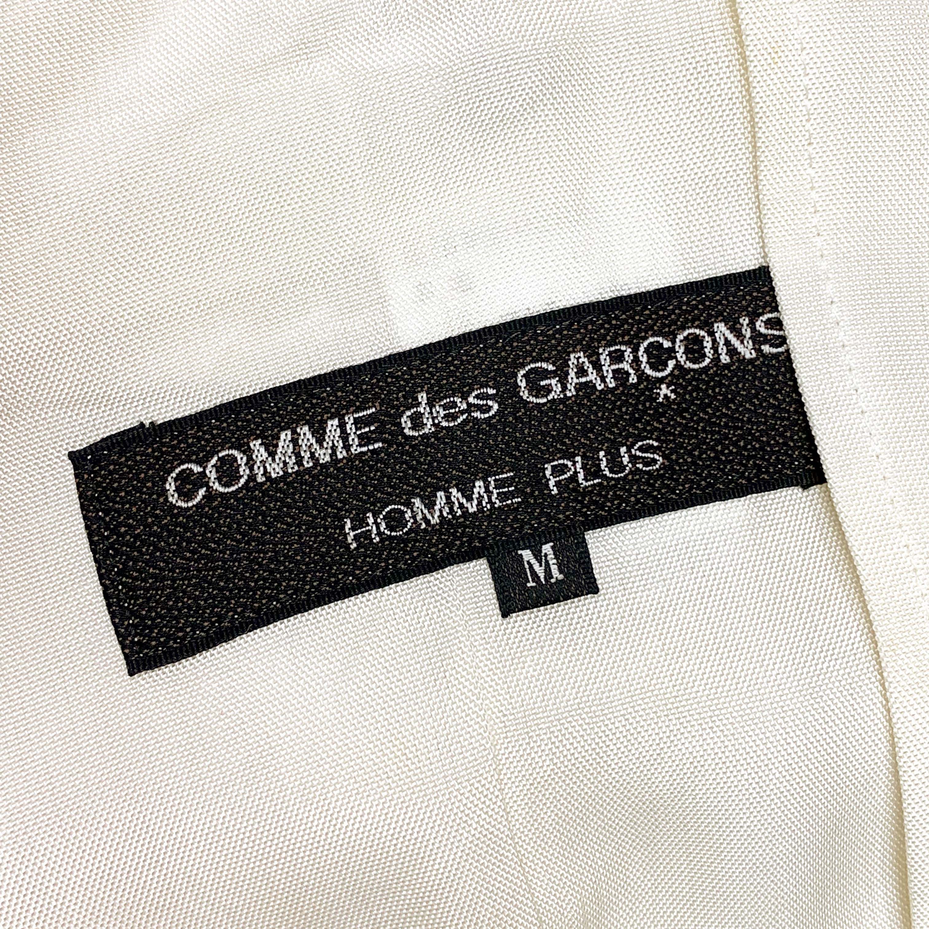 Comme des Garcons × Comme des Garcons Homme × Comme des Garcons Homme Plus SS87 Short Acetate Jacket & Cotton Pants Size 48S - 5 Thumbnail
