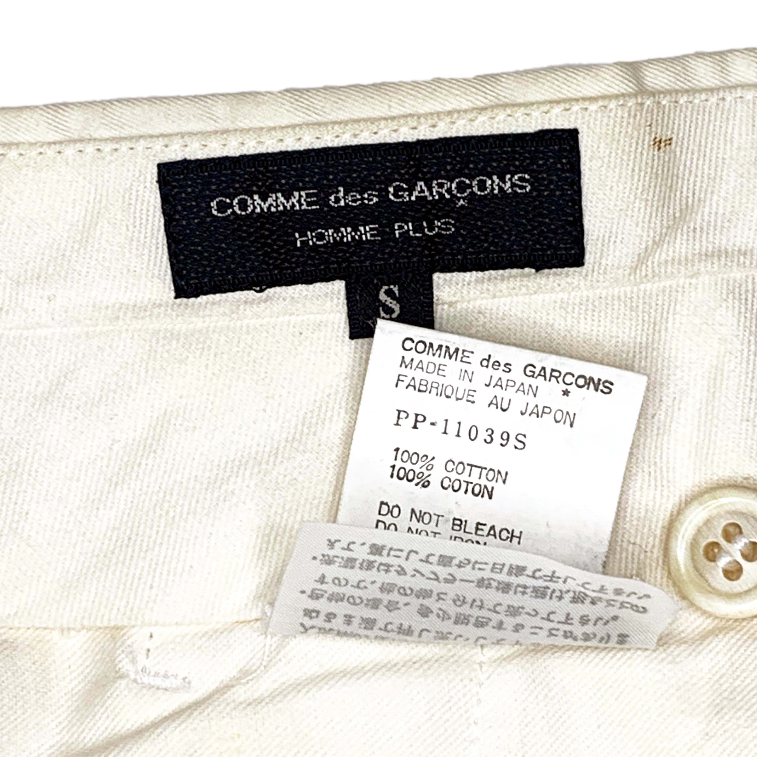 Comme des Garcons × Comme des Garcons Homme × Comme des Garcons Homme Plus SS87 Short Acetate Jacket & Cotton Pants Size 48S - 13 Thumbnail