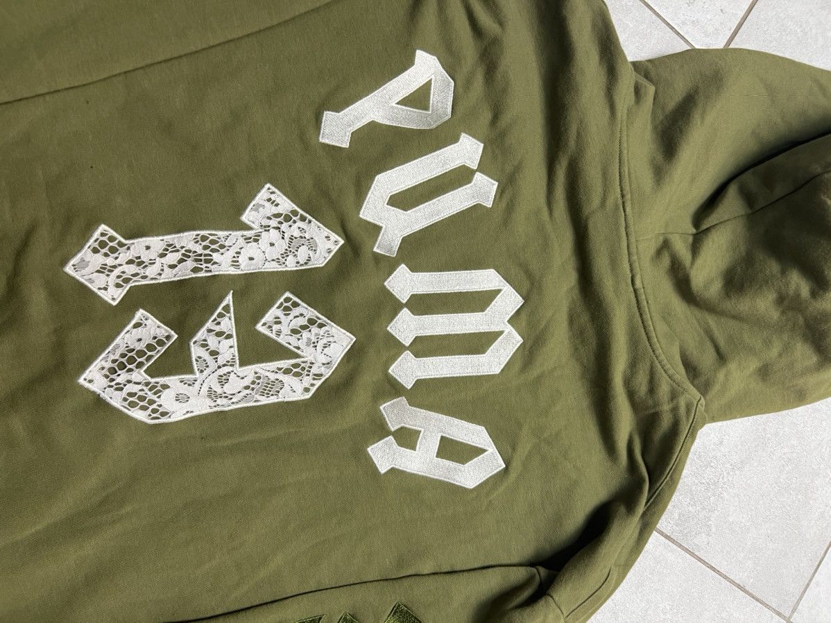 Fenty × Puma Puma Fenty By Rihanna Fleece Hoody With Harness Green Womens Size ONE SIZE - 5 Thumbnail