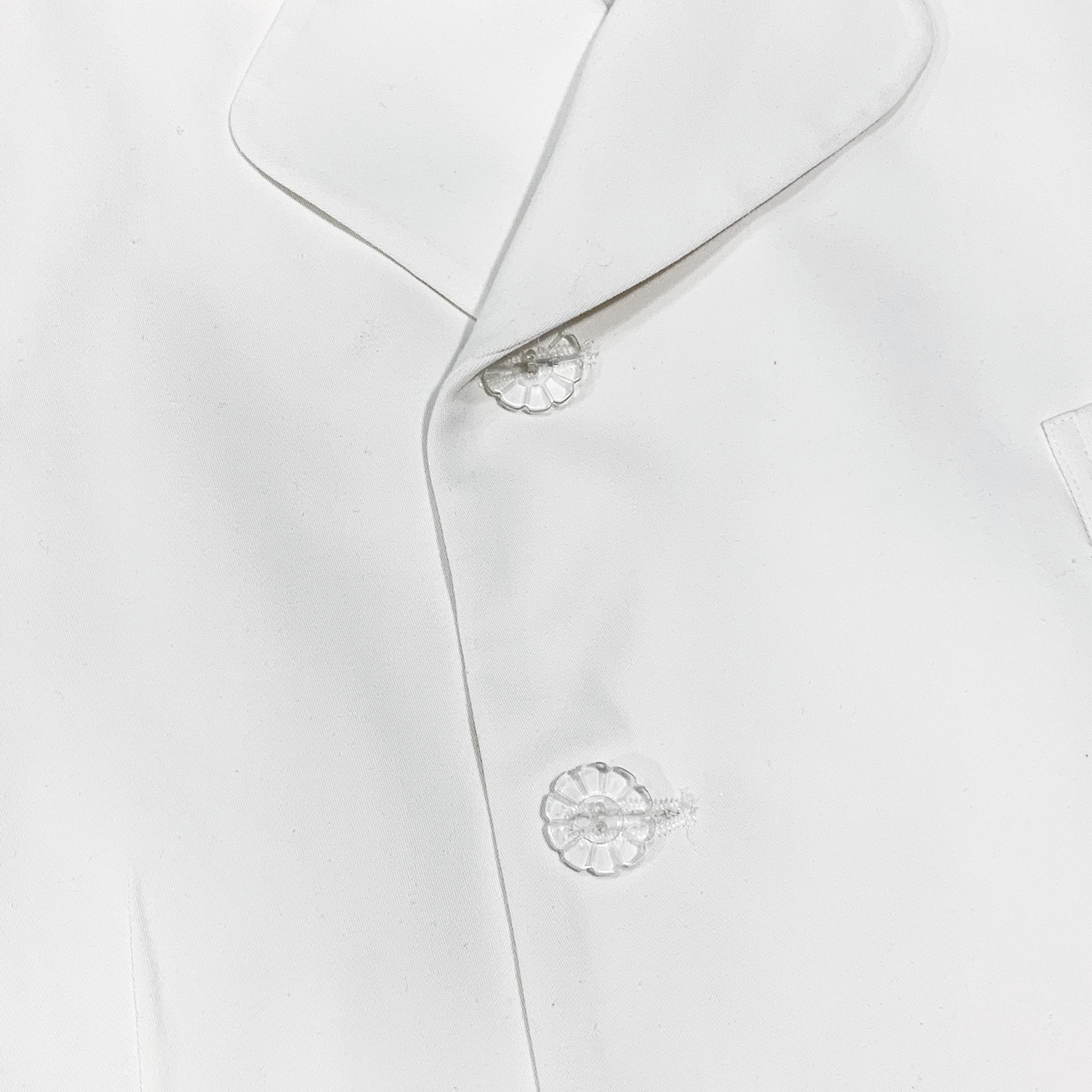 Yohji Yamamoto SS89 Oversized Rayon Suit with Flower-Shaped Buttons Size 50L - 7 Thumbnail