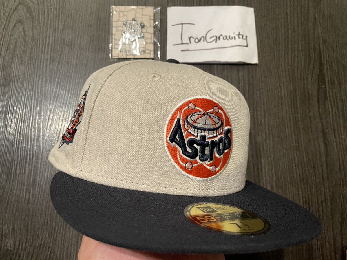 Hat Club 7 1/2 Hat Club Houston Astros Stone Dome Fitted Size ONE SIZE - 1 Thumbnail