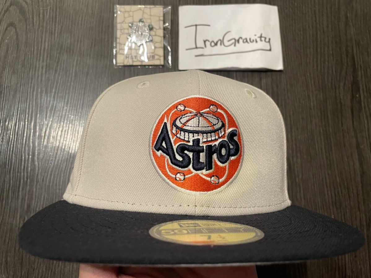 Hat Club 7 1/2 Hat Club Houston Astros Stone Dome Fitted Size ONE SIZE - 2 Thumbnail